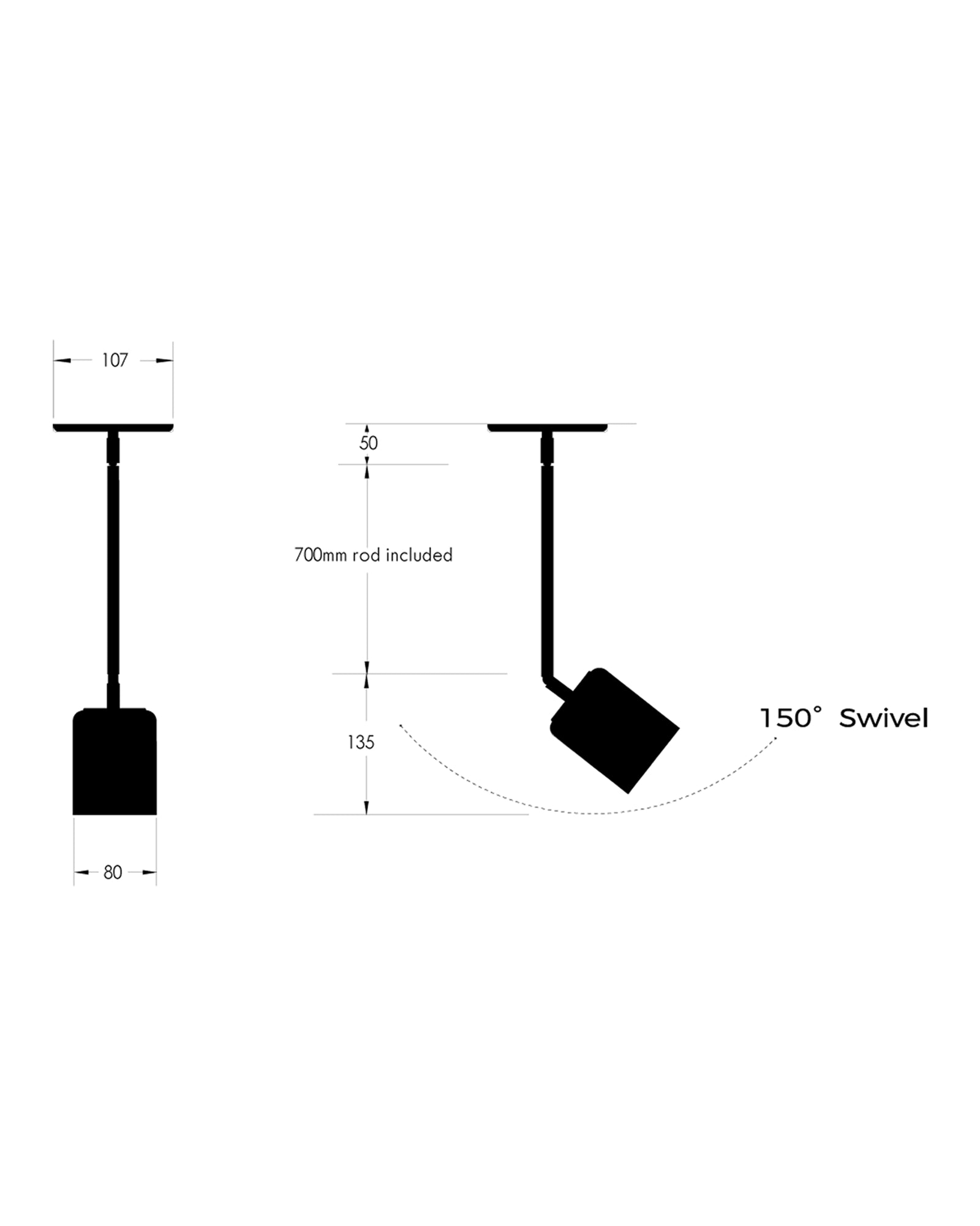 Terra 1 Flexi Pendant Light