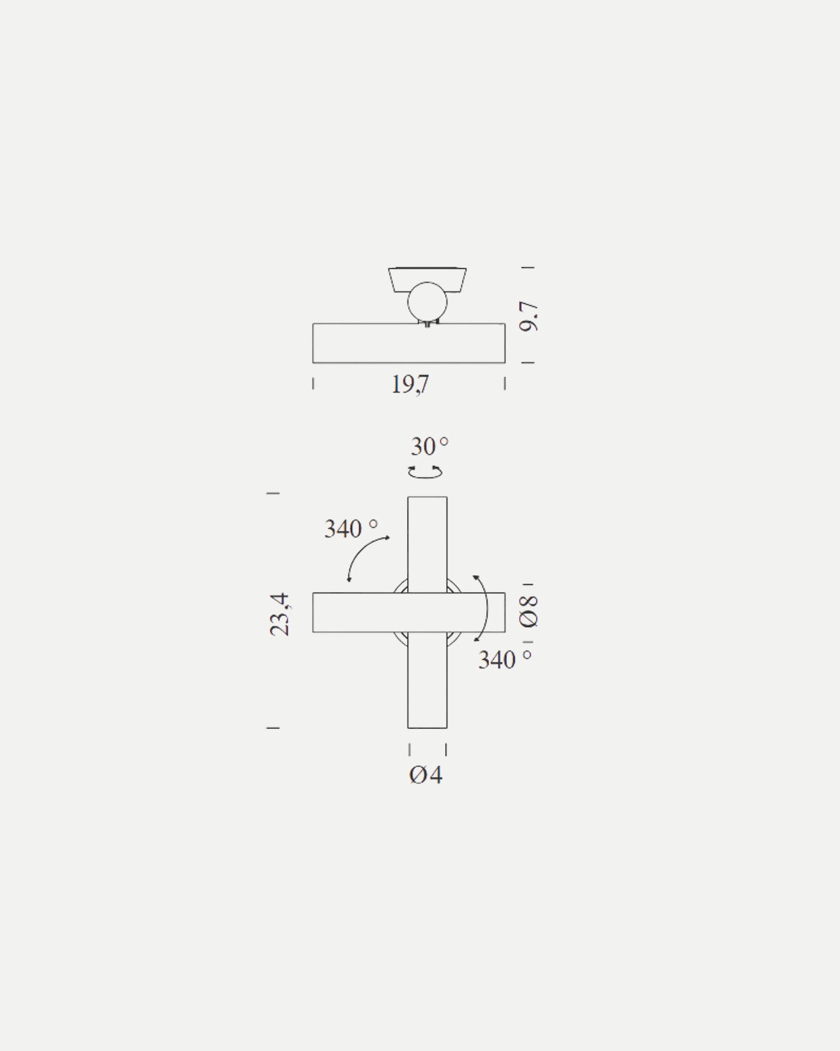 Tubes 2 Wall Light
