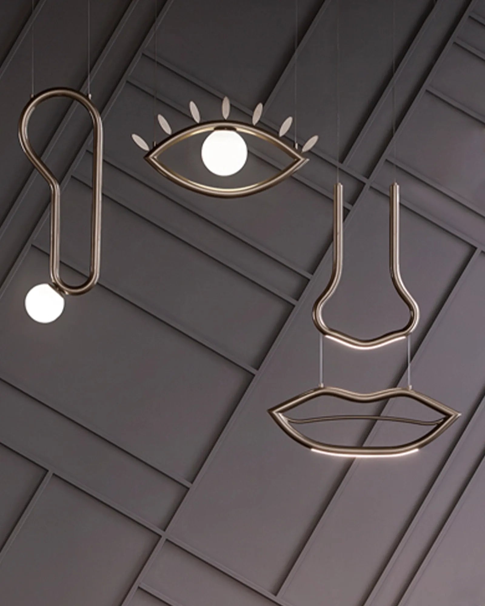 Visio Half Pendant Light