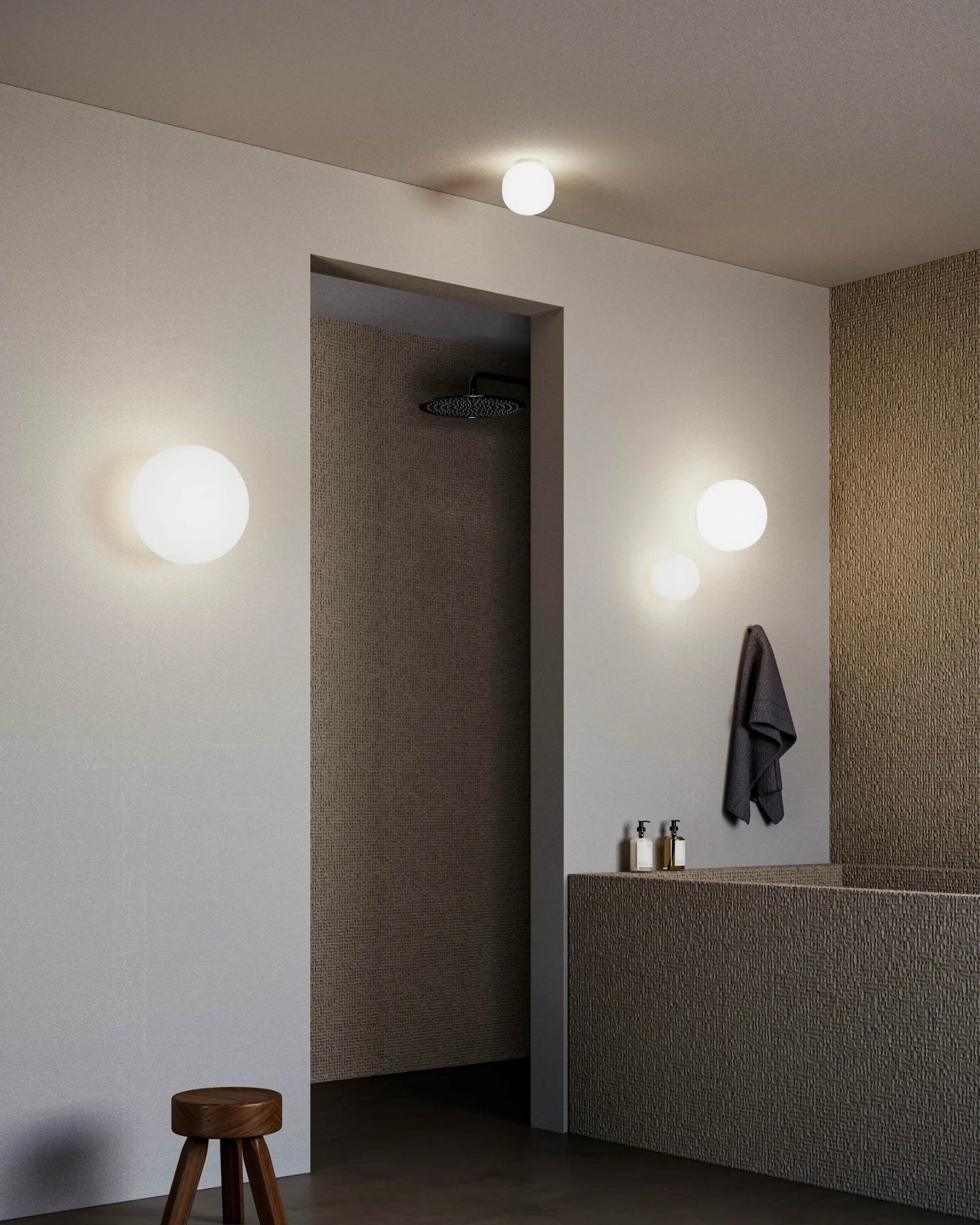 Glo ball ceiling light deals