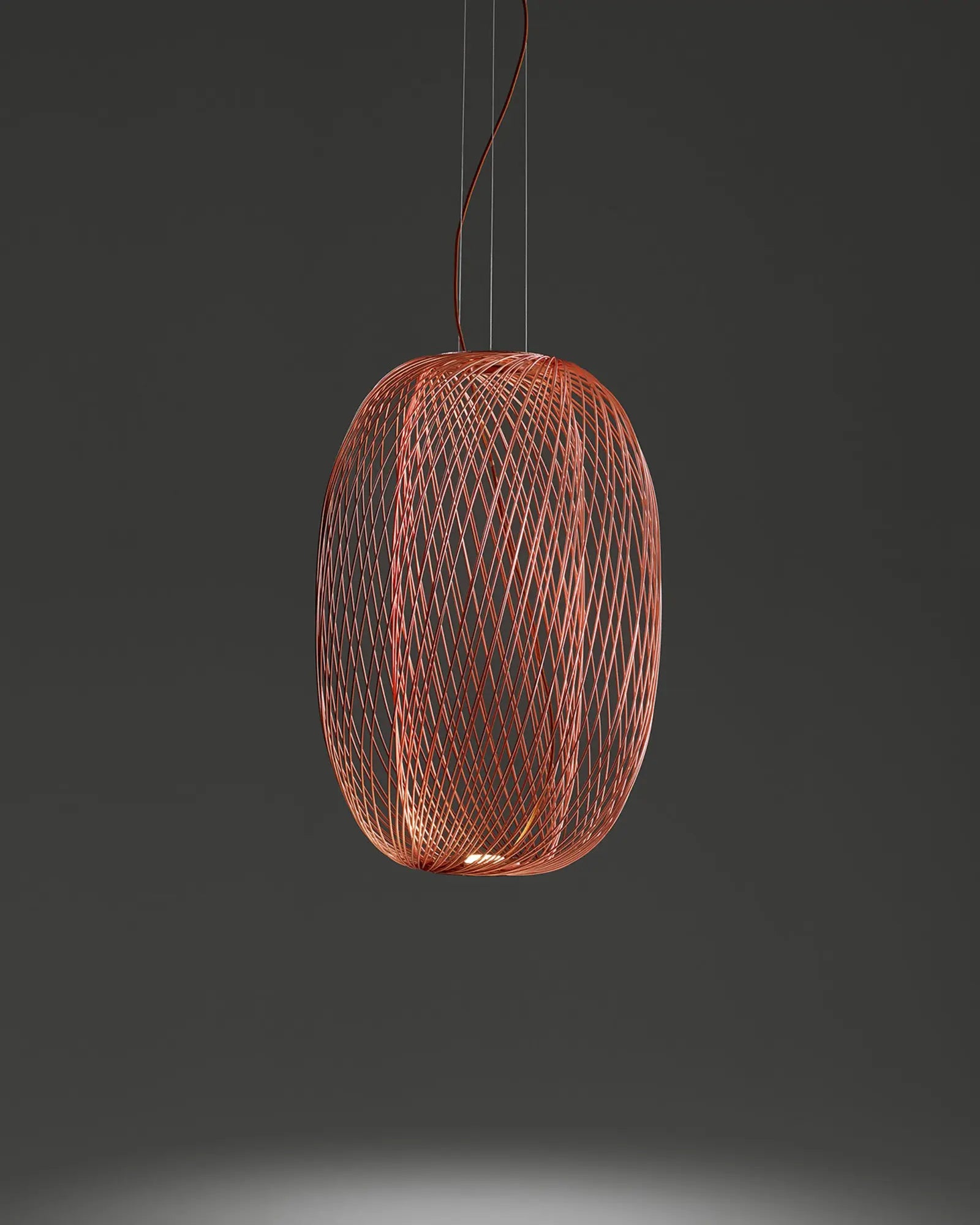 Anwar 90 hand welded contemporary large pendant light in copper 