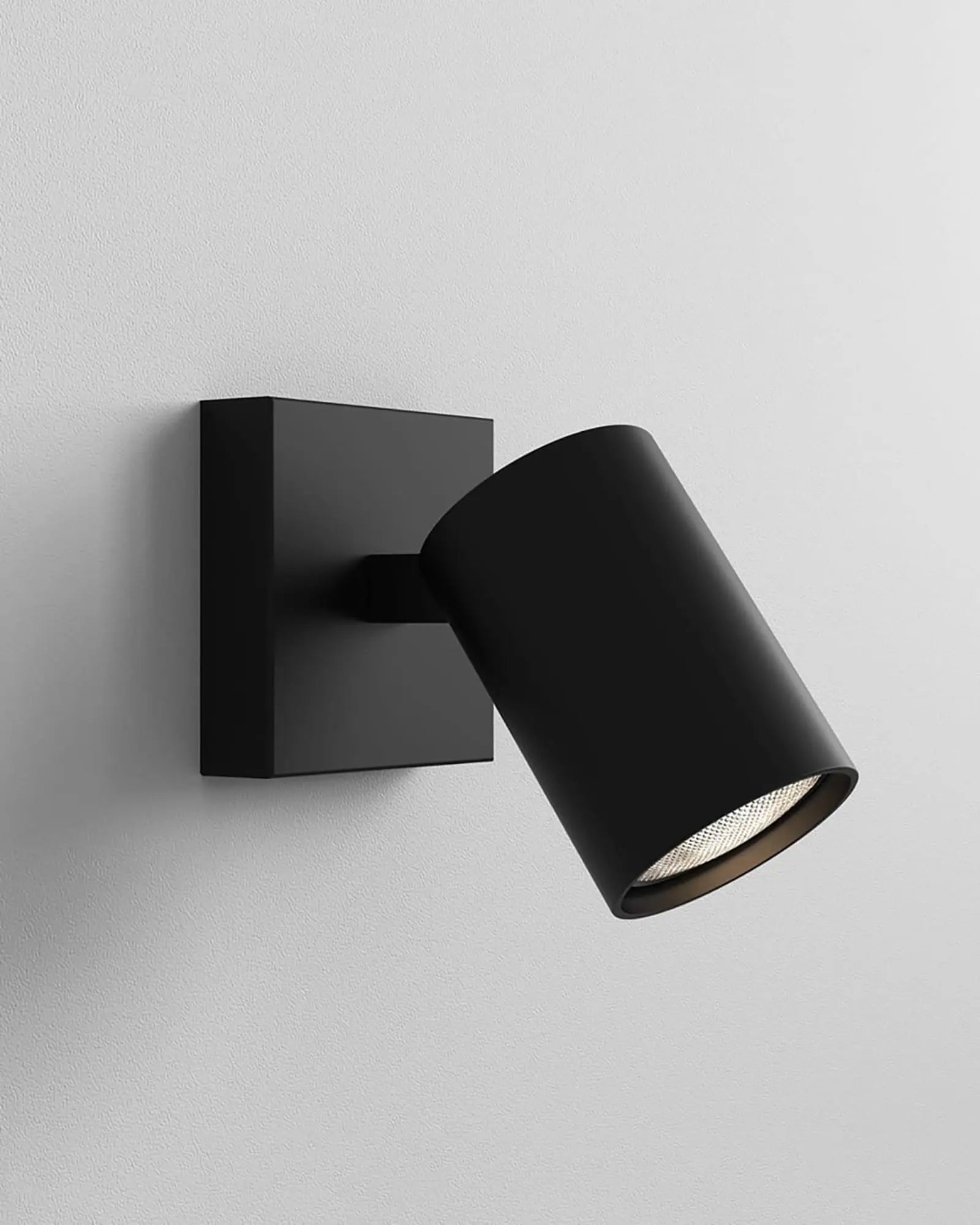 Ascoli minimal wall light with adjustable head black