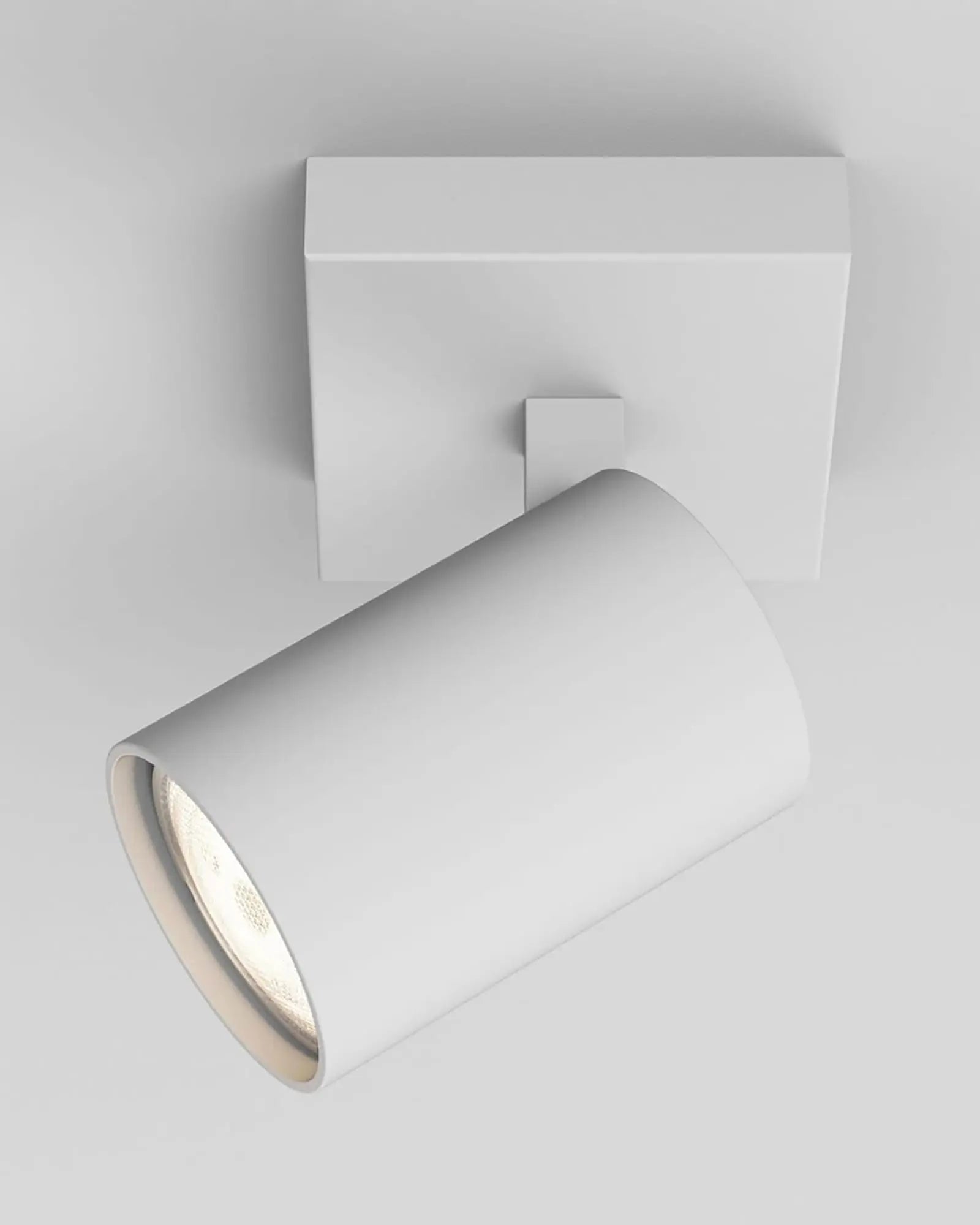 Ascoli minimal wall light with adjustable head white