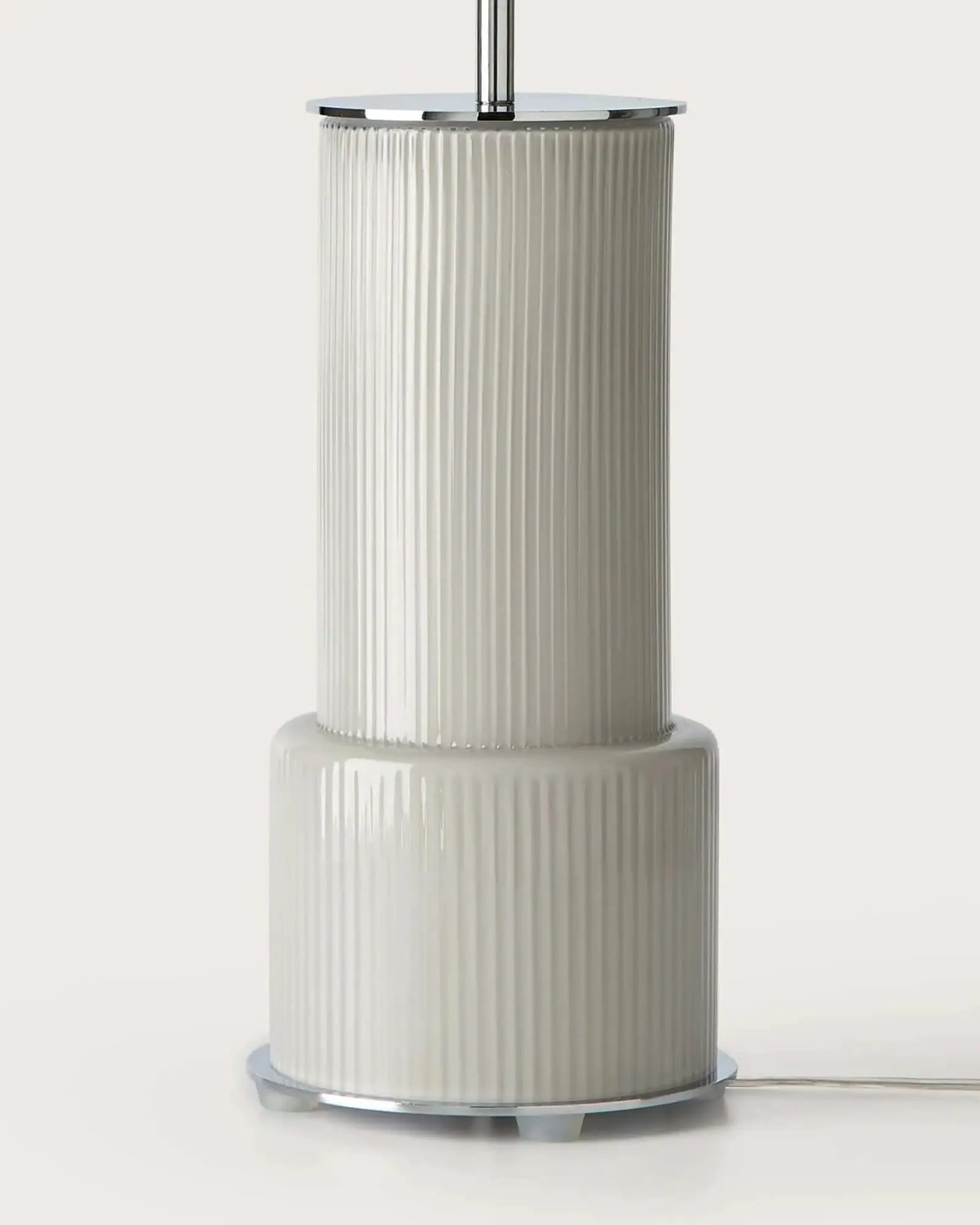 Atina contemporary ceramic table lamp detail