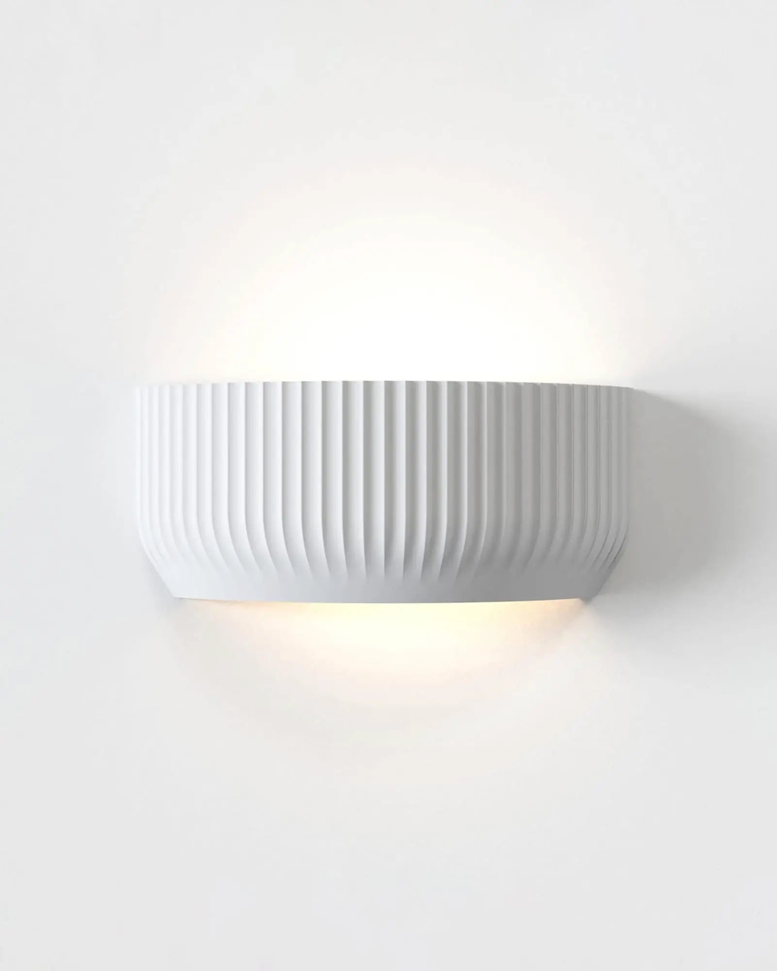 Blend plaster contemporary architectural style wall light product photo front