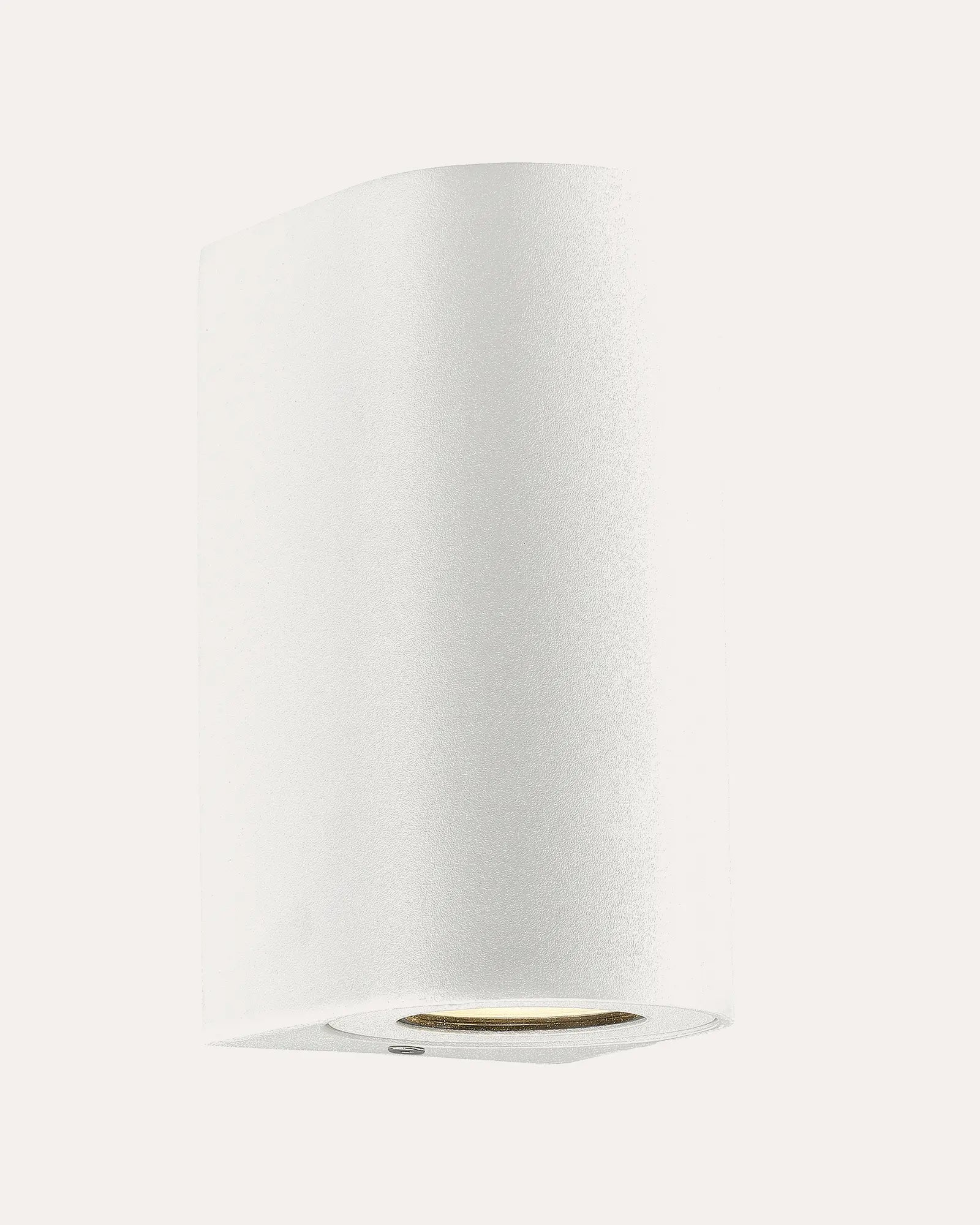 Canto 2 Maxi minimal Scandinavian outdoor cylinder wall light white