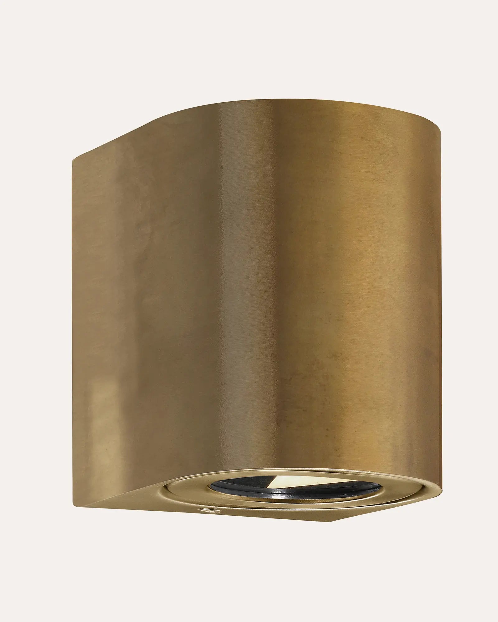 Canto 2 small minimal Scandinavian up and down light brass