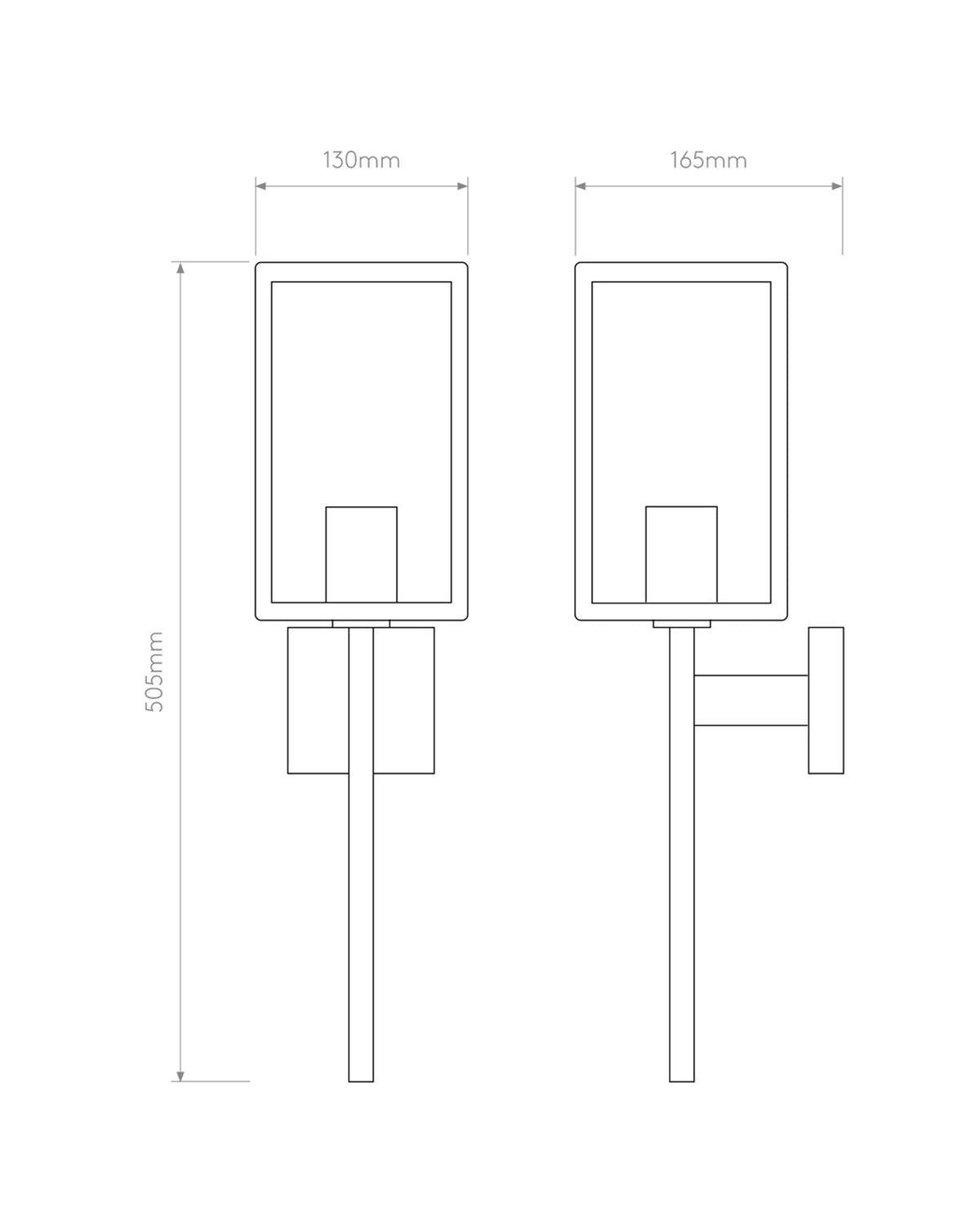 Coach Light Blocks Coach Wall Light | Nook Collections