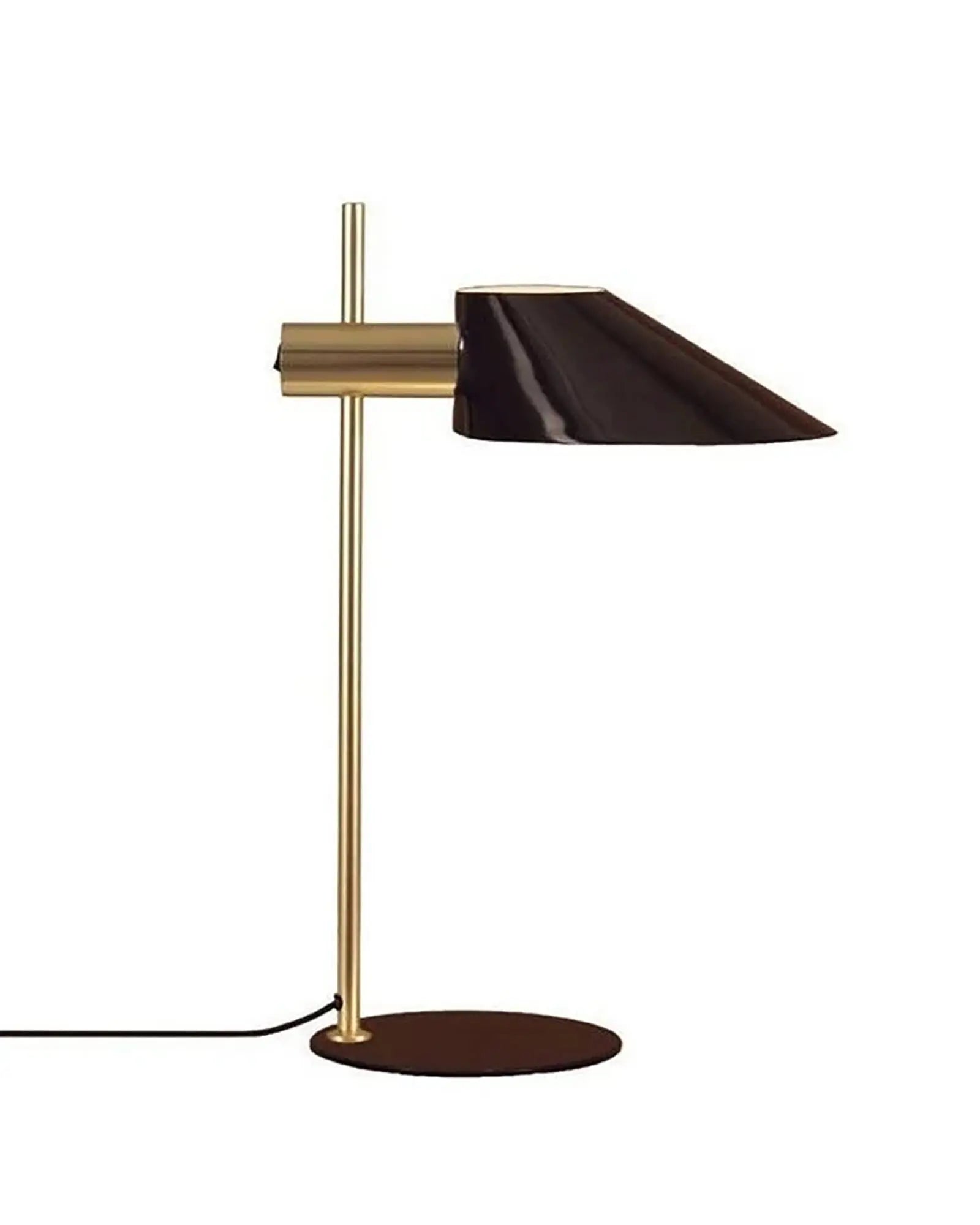 Cohen contemporary table lamp brass and black