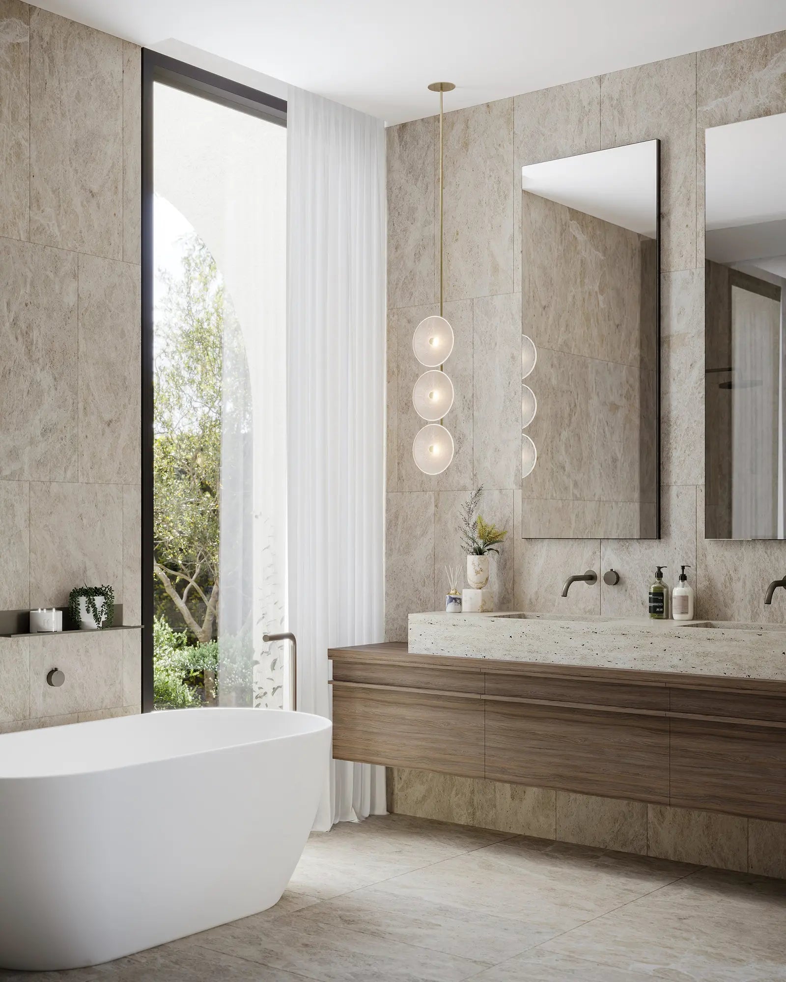 Coral Trio Pendant Light