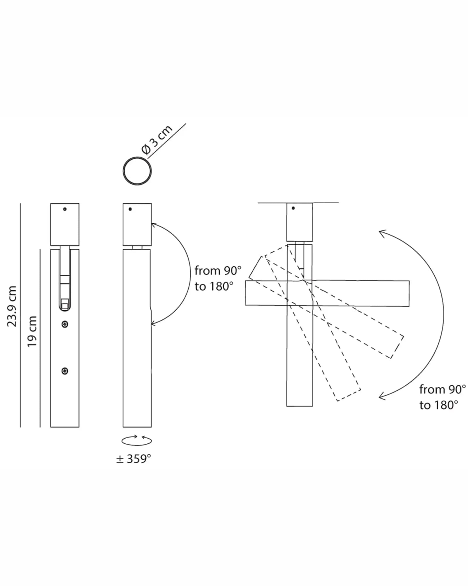 Ego Downlight/Wall Light