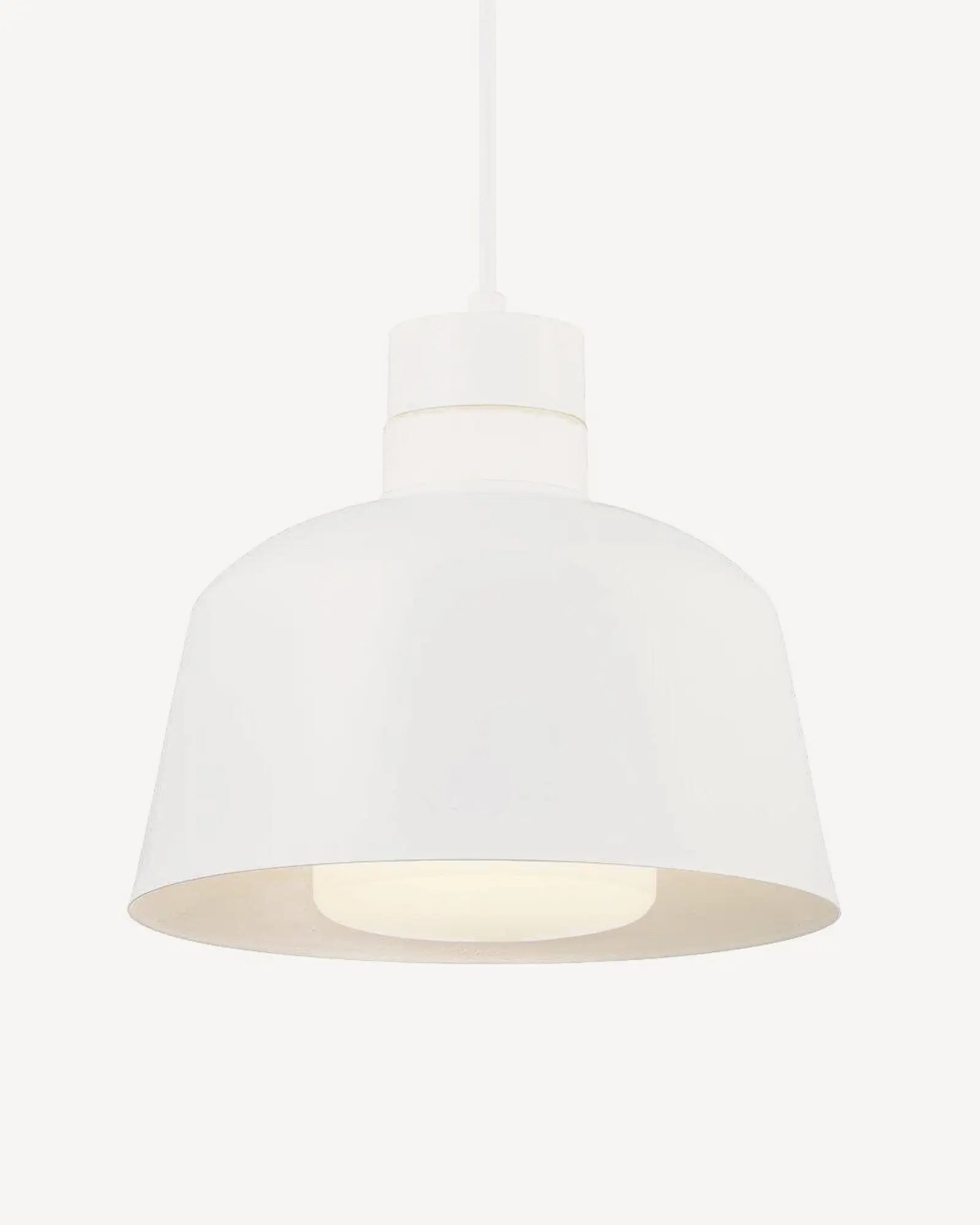 Emma Scandinavian contemporary pendant light 25 white