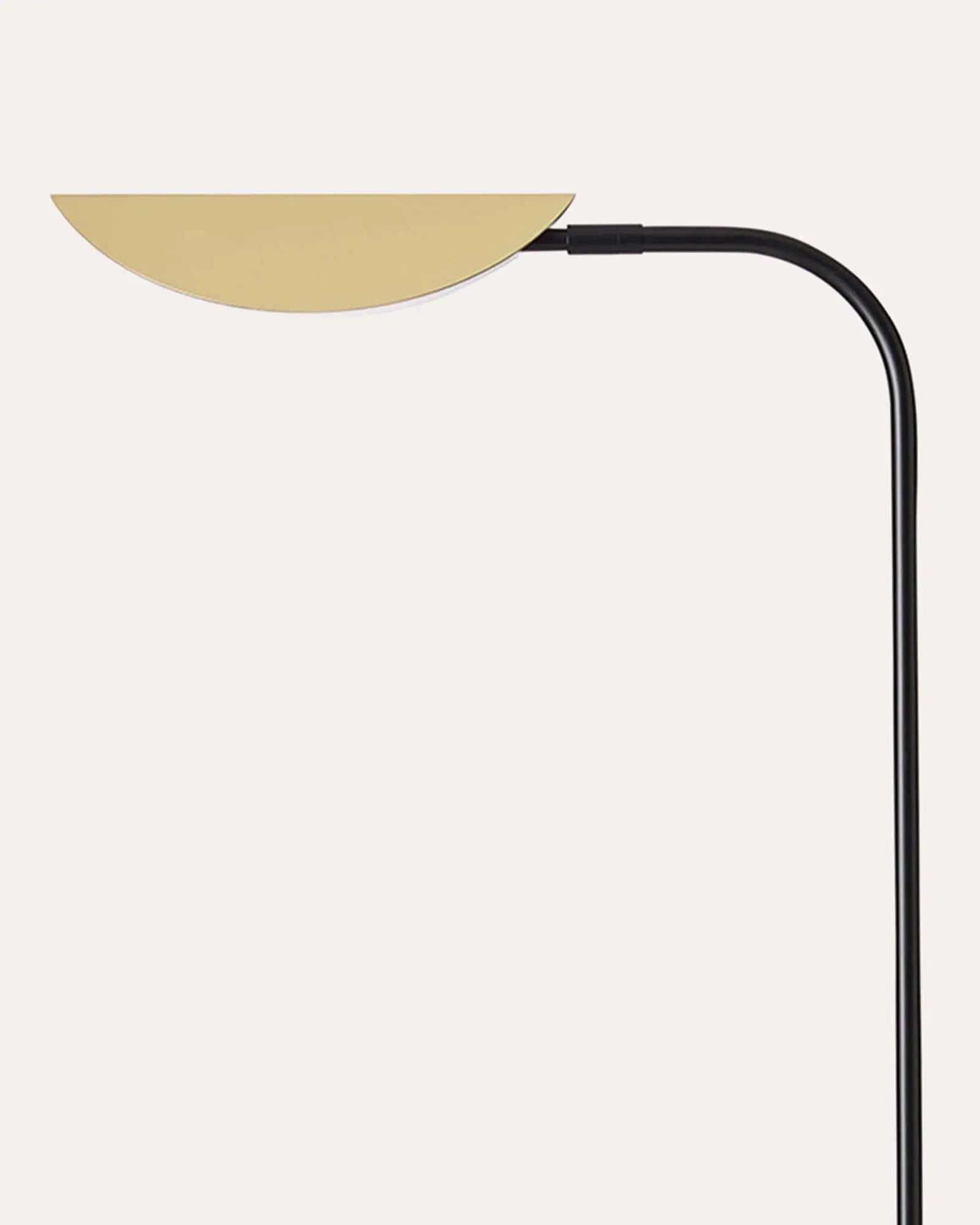 Ficus Floor lamp contemporary minimalistic brass shade detail