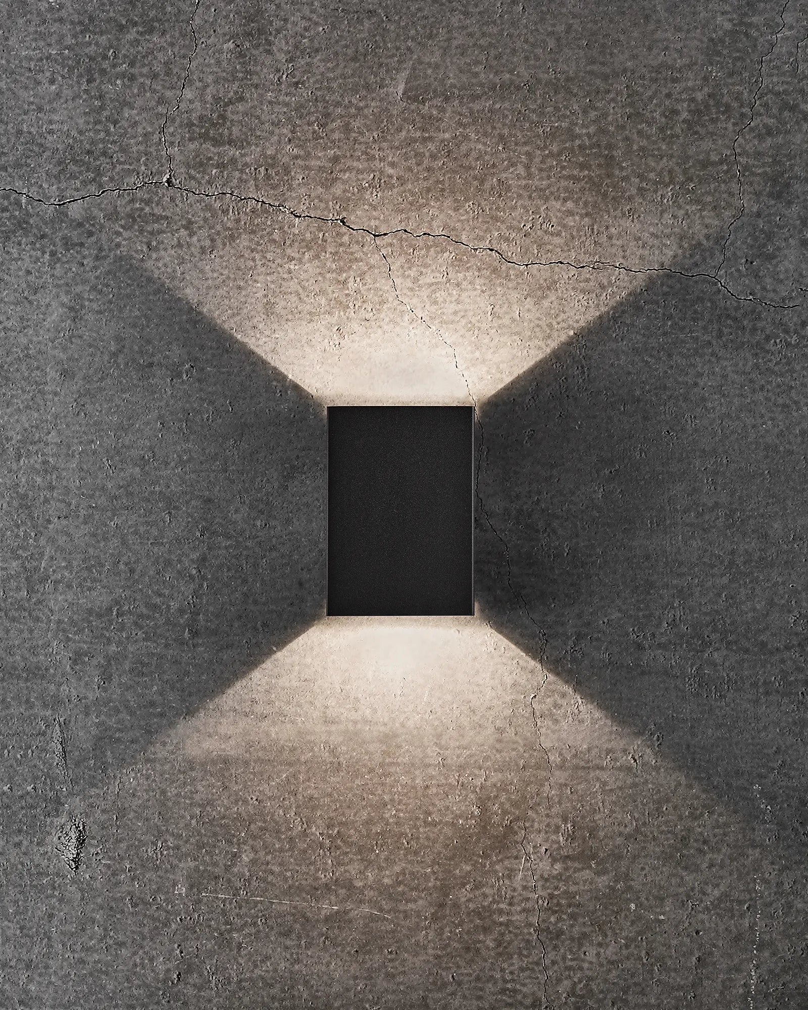 Fold 10 rectangular minimal Scandinavian light black