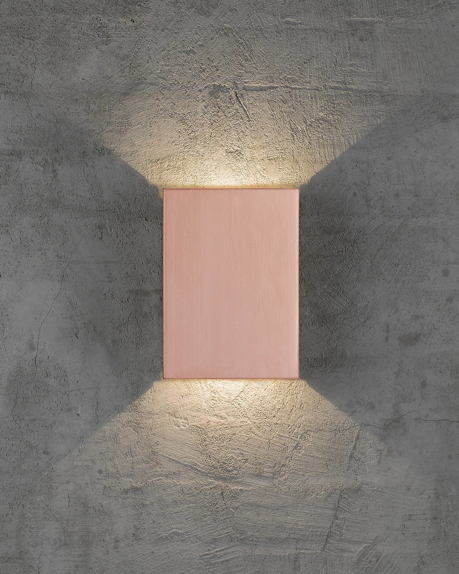Fold 15 rectangular minimal outdoor Scandinavian light copper