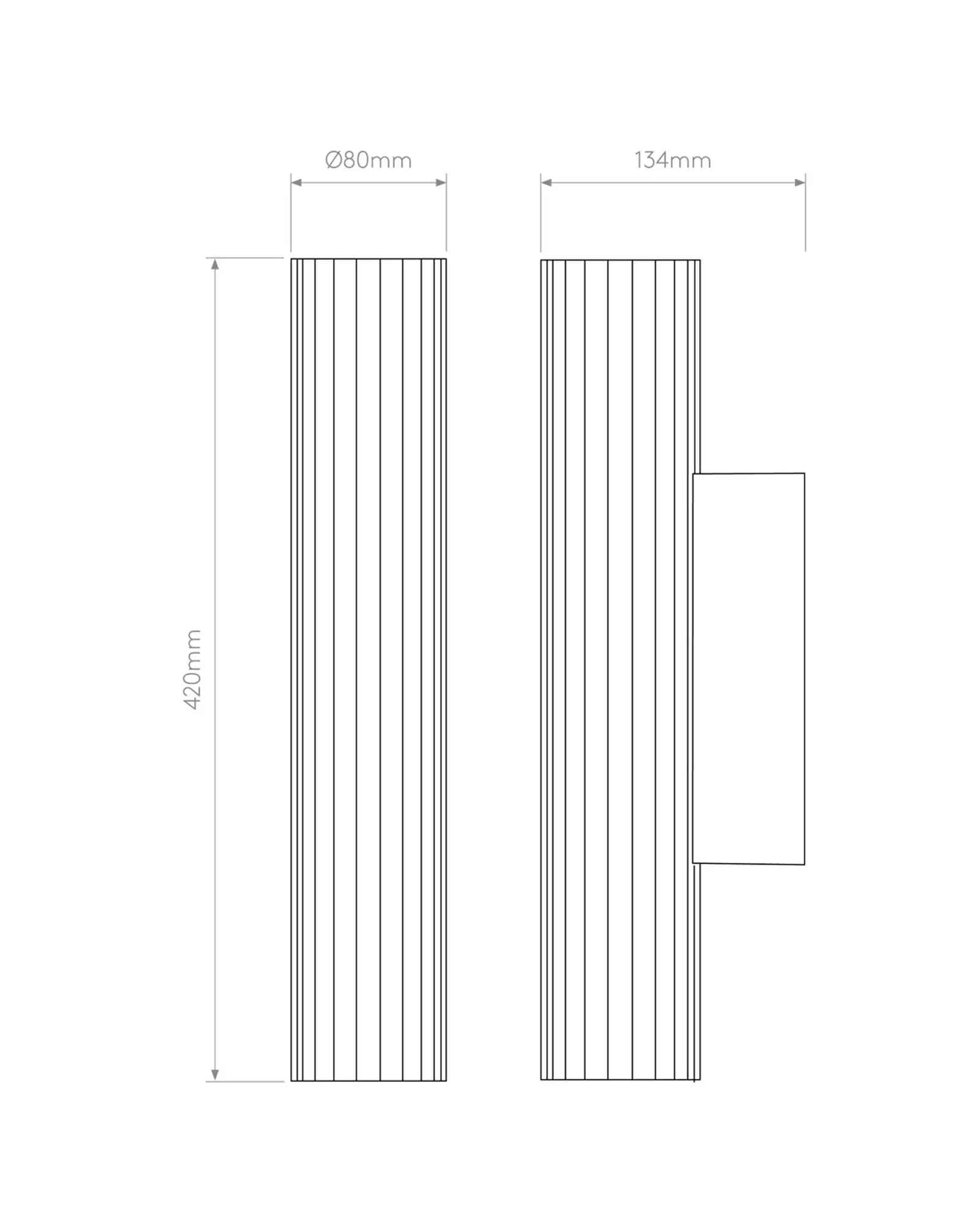 io contemporary glass bathroom wall light sizes medium