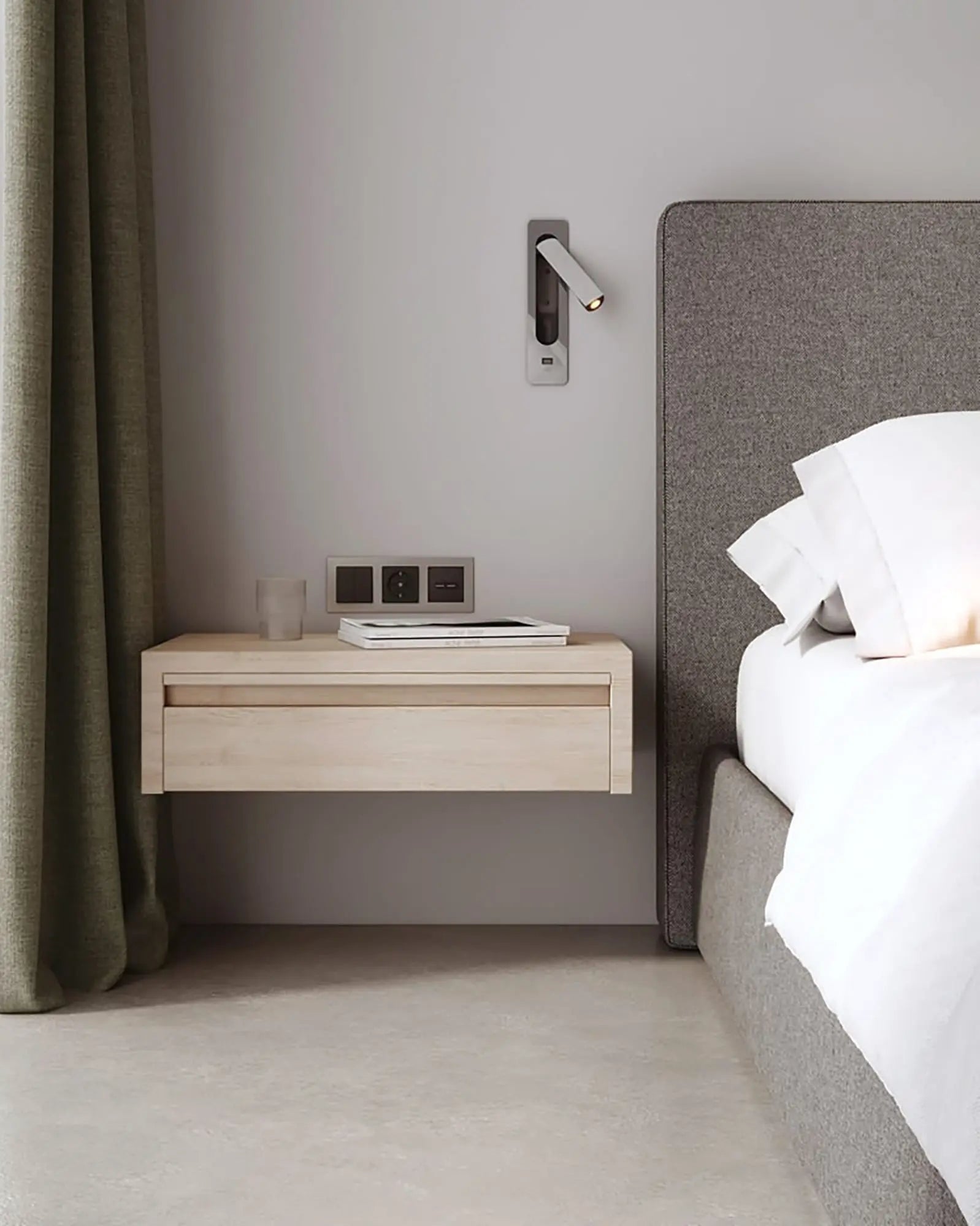 Keta Usb modern foldable wall spotlight bed side