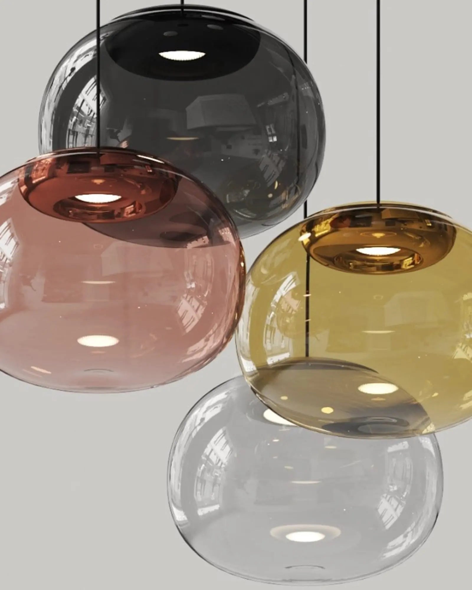 La Mariee Pendant light blown glass 