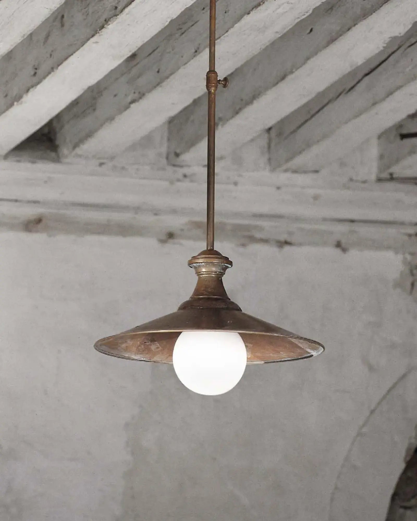 Loggiato Italian industrial outdoor pendant light