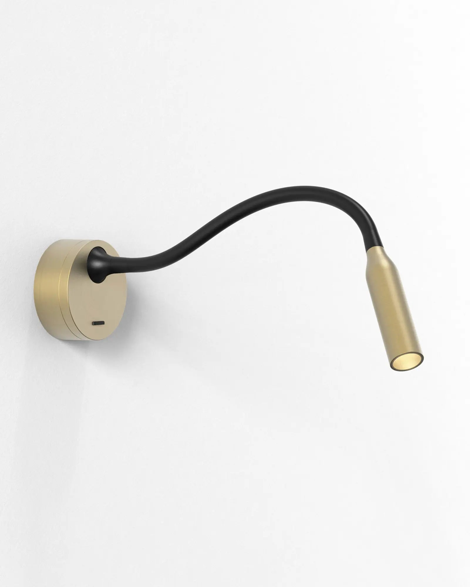Lucca adjustable contemporary spot light with long stem gold