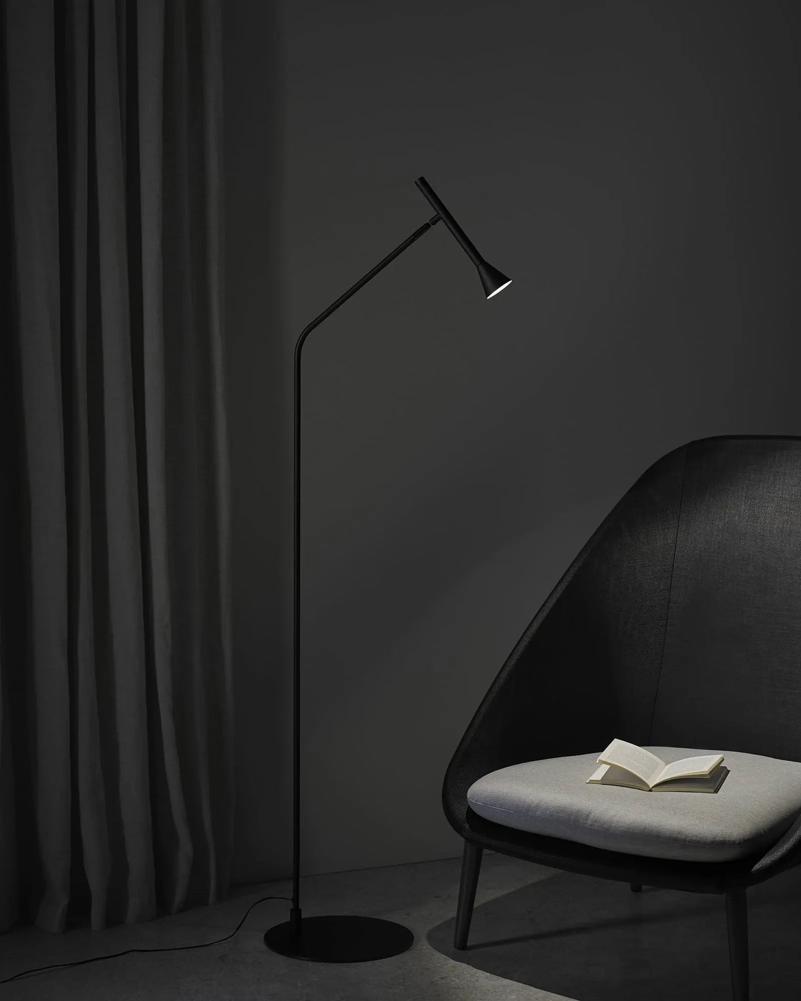 Over chair reading top lamp