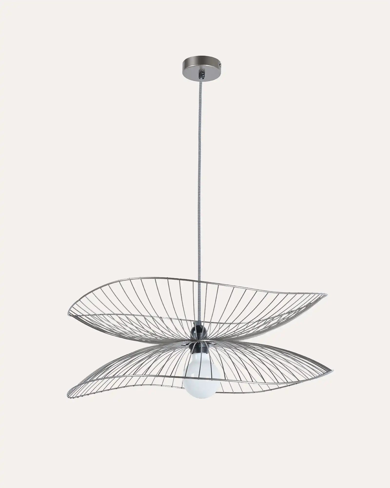 Libellule Pendant Light in Metallic Taupe by Forestier | Nook Collections