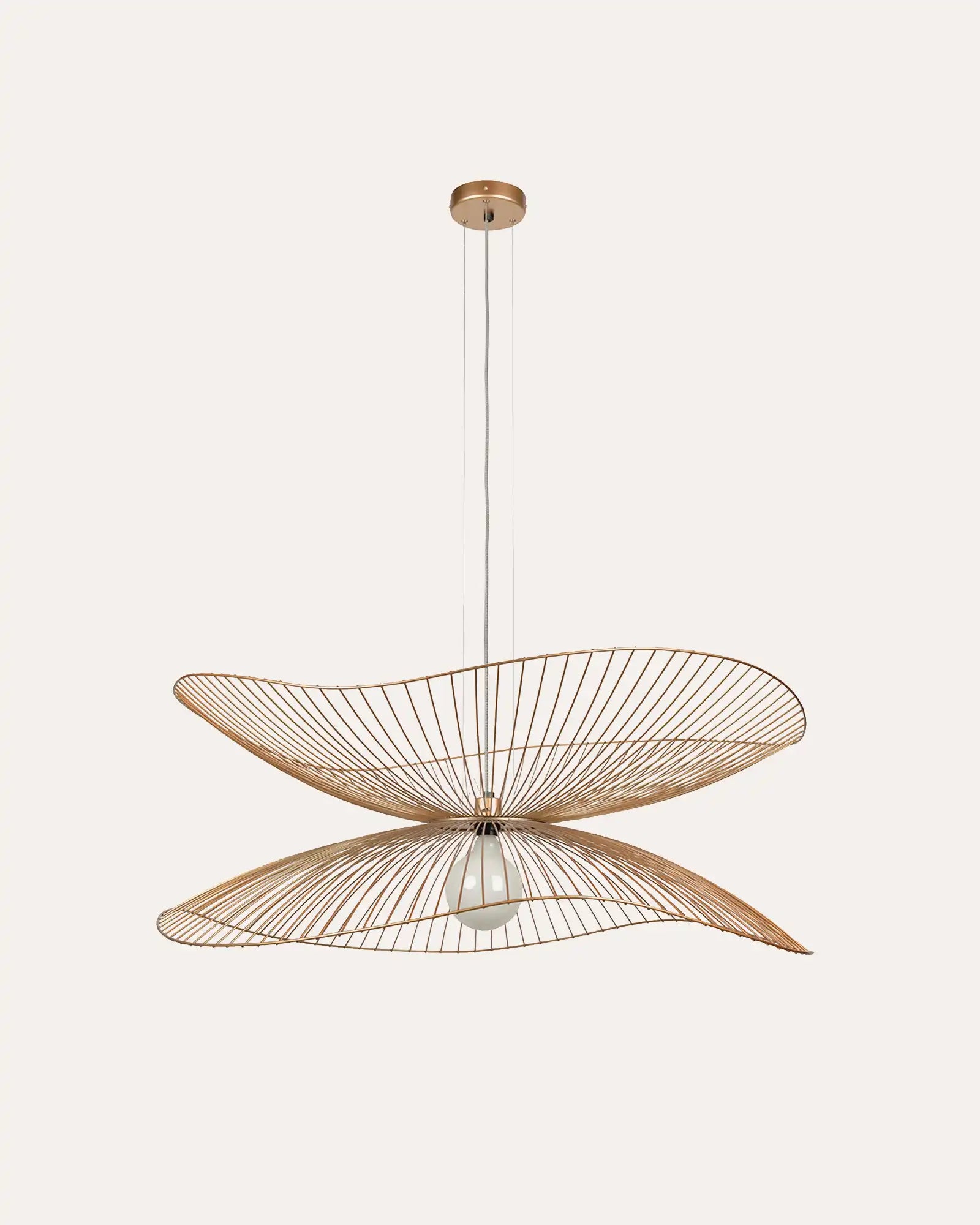 Libellule Pendant Light in Large Gold by Forestier | Nook Collections