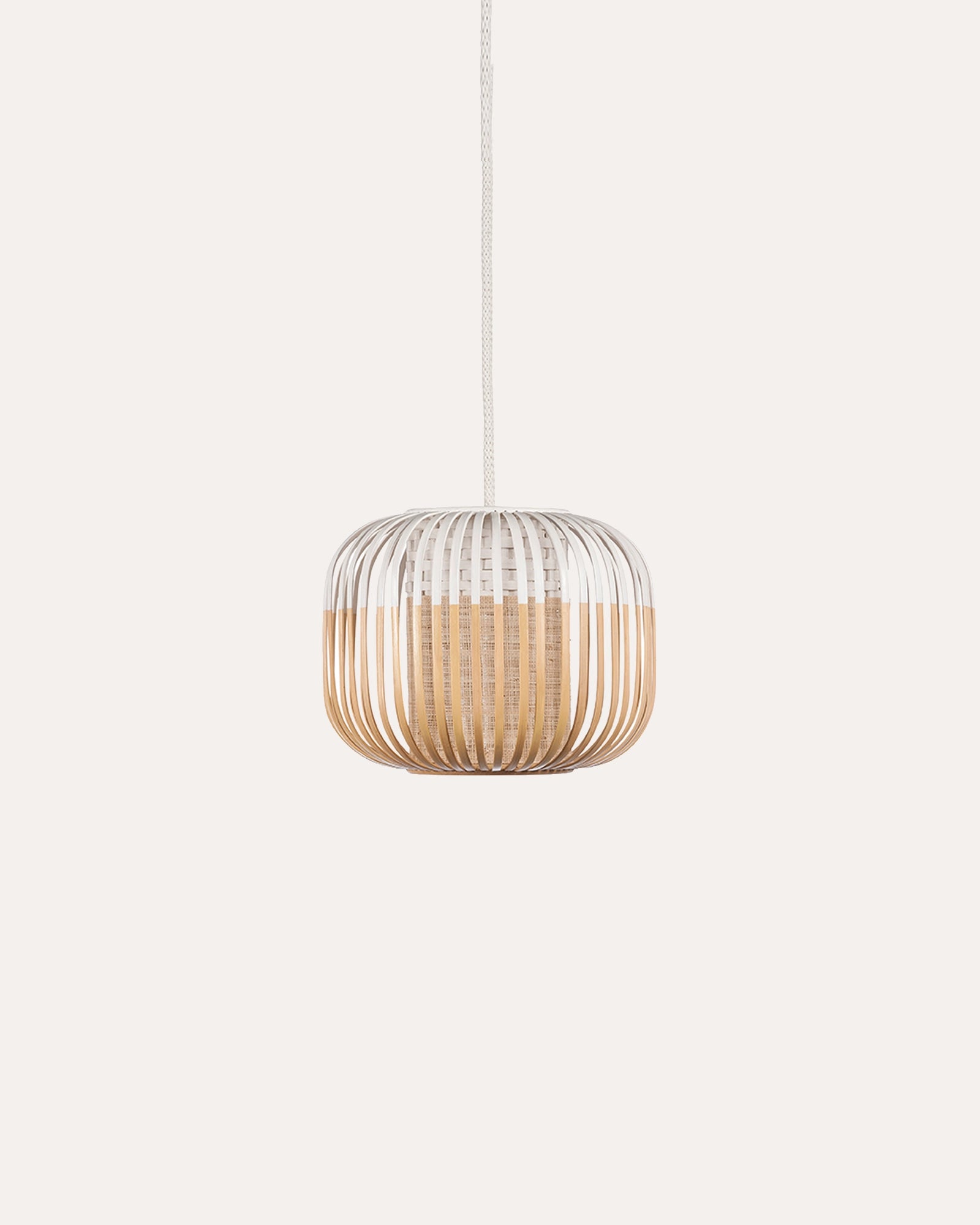 White deals bamboo chandelier