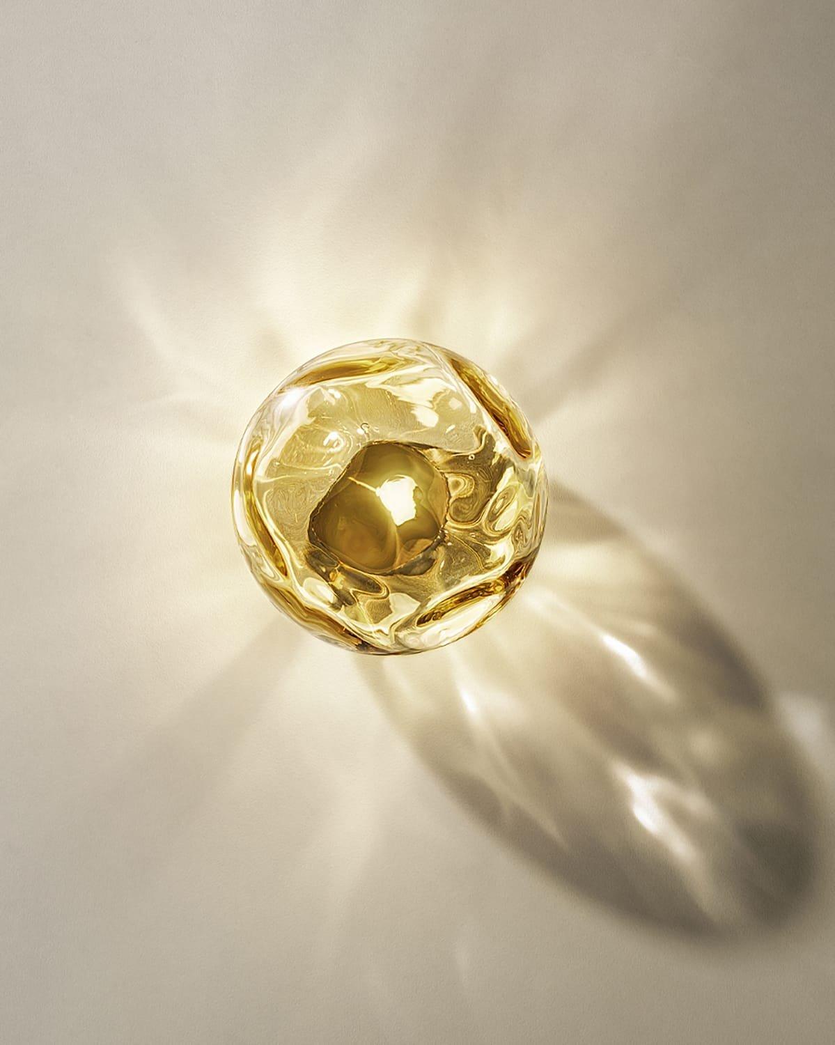 Murané blown glass orb wall light by Panzeri on Nook Collections