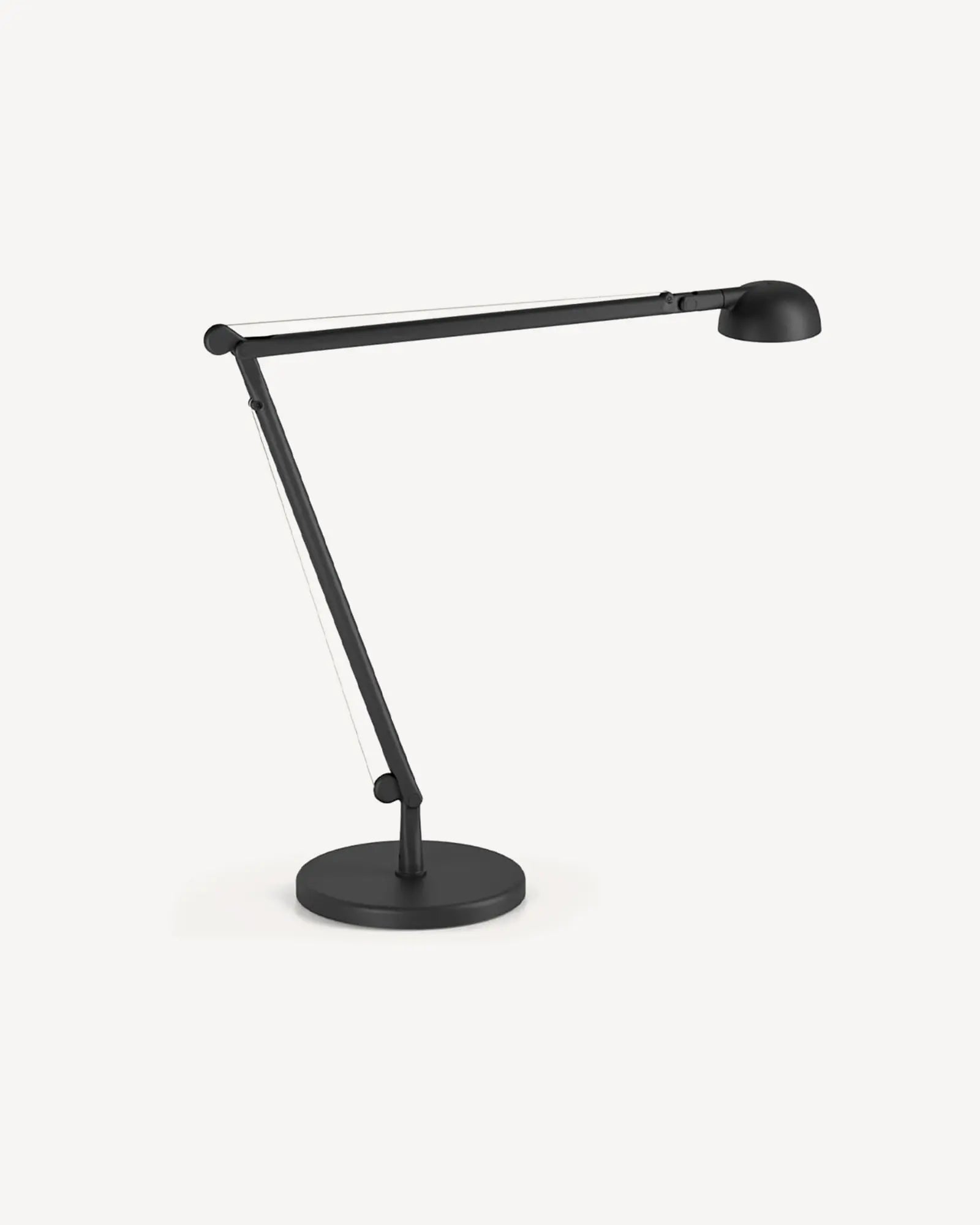 Optunia contemporary adjustable table lamp black