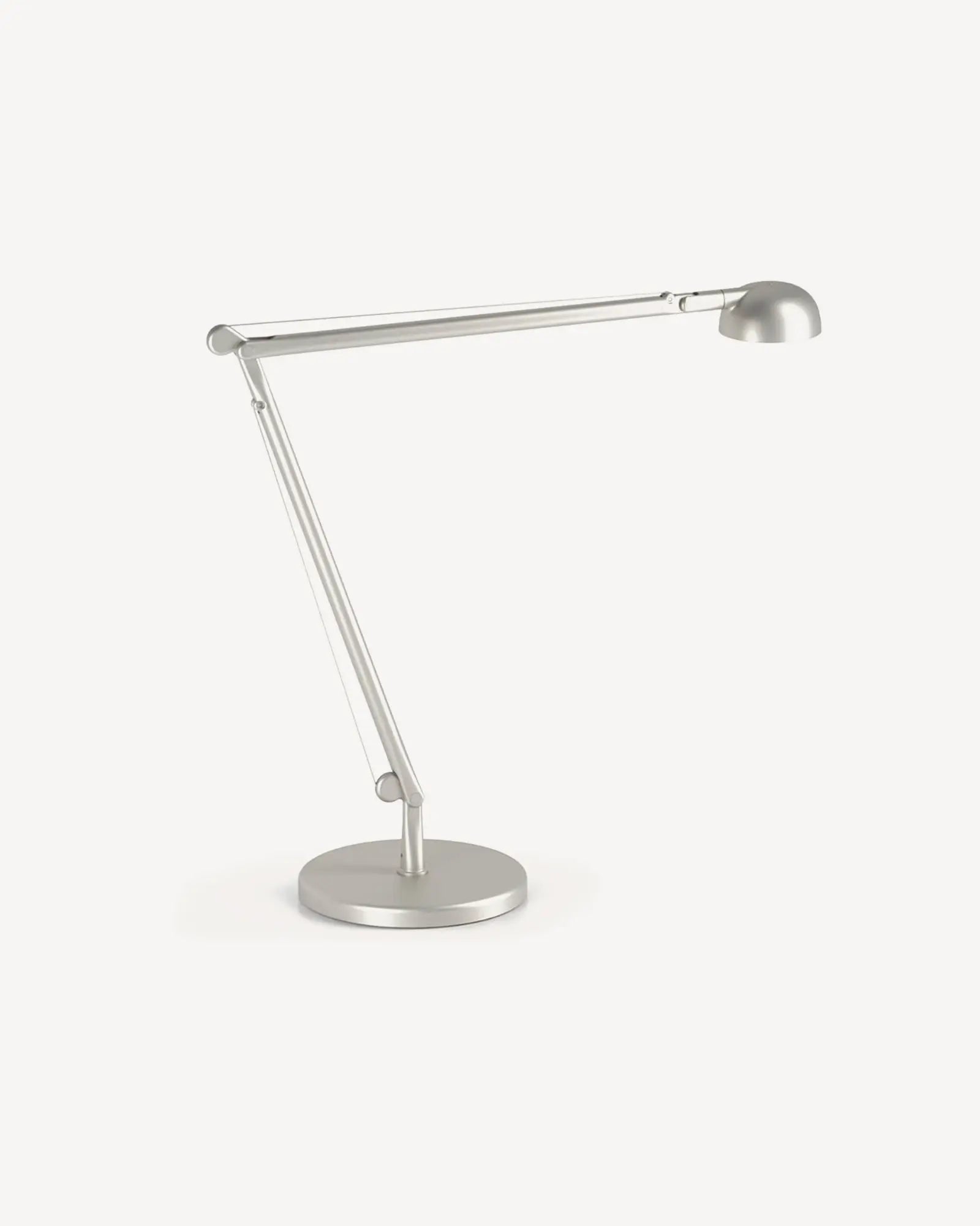 Optunia contemporary adjustable table lamp titanium