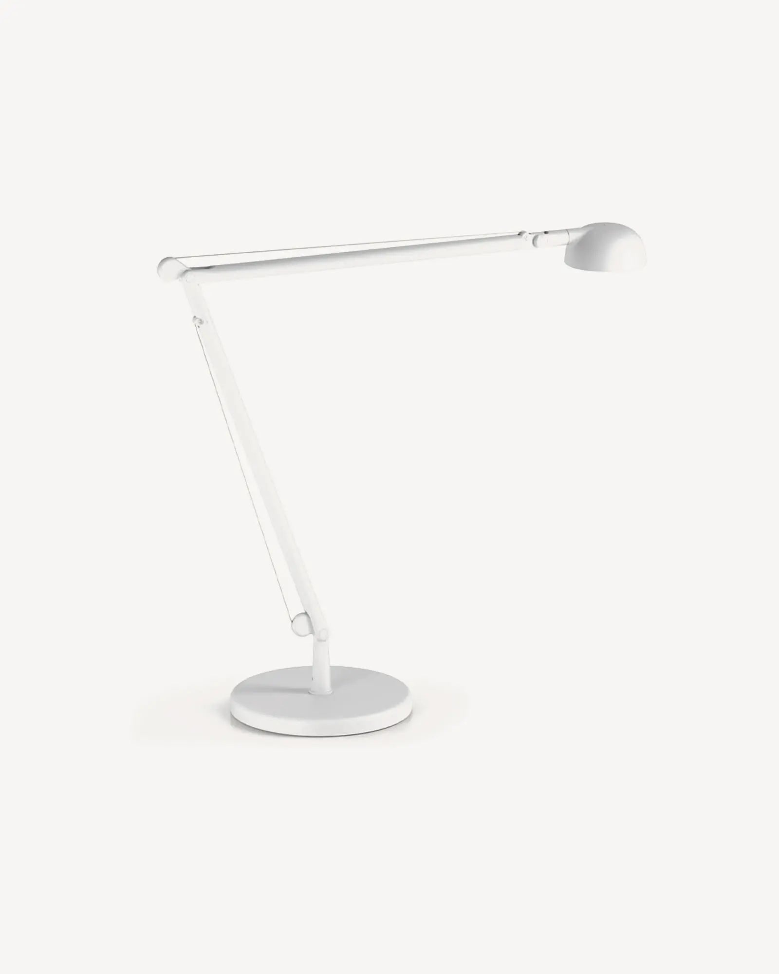 Optunia contemporary adjustable table lamp white