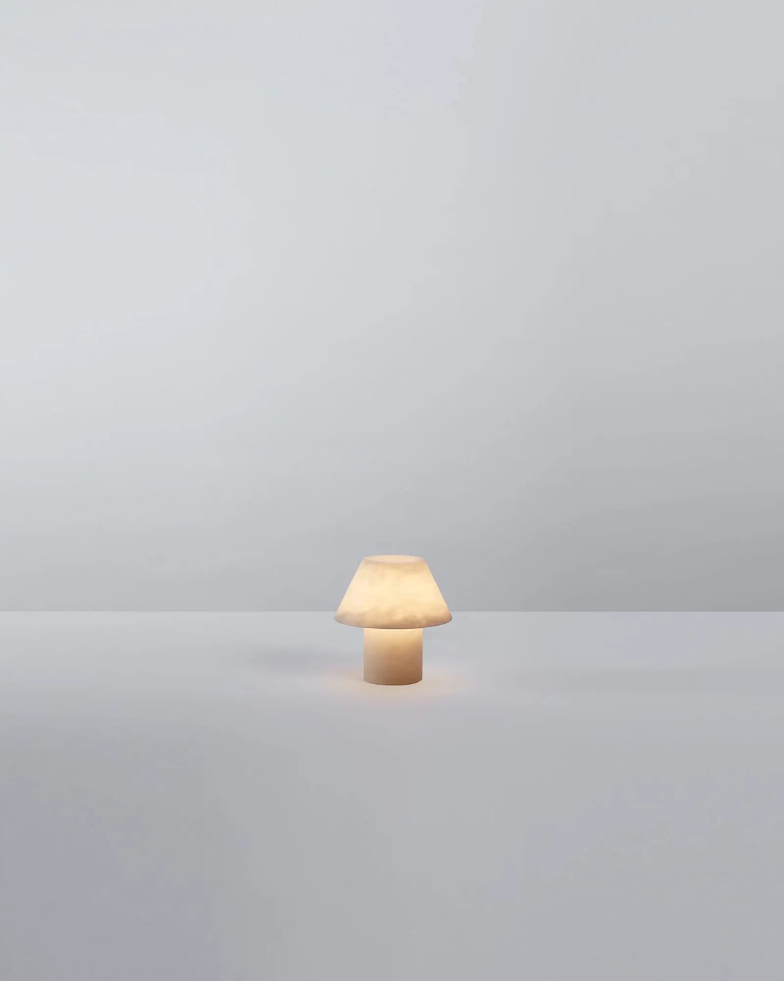 Porta alabaster contemporary table lamp small