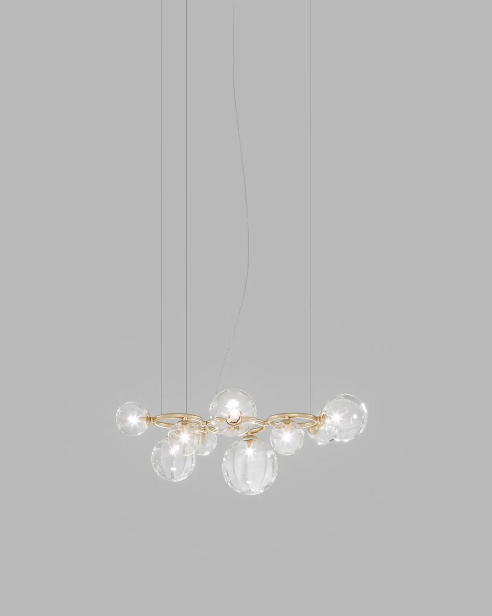 Crystal ring pendant light deals