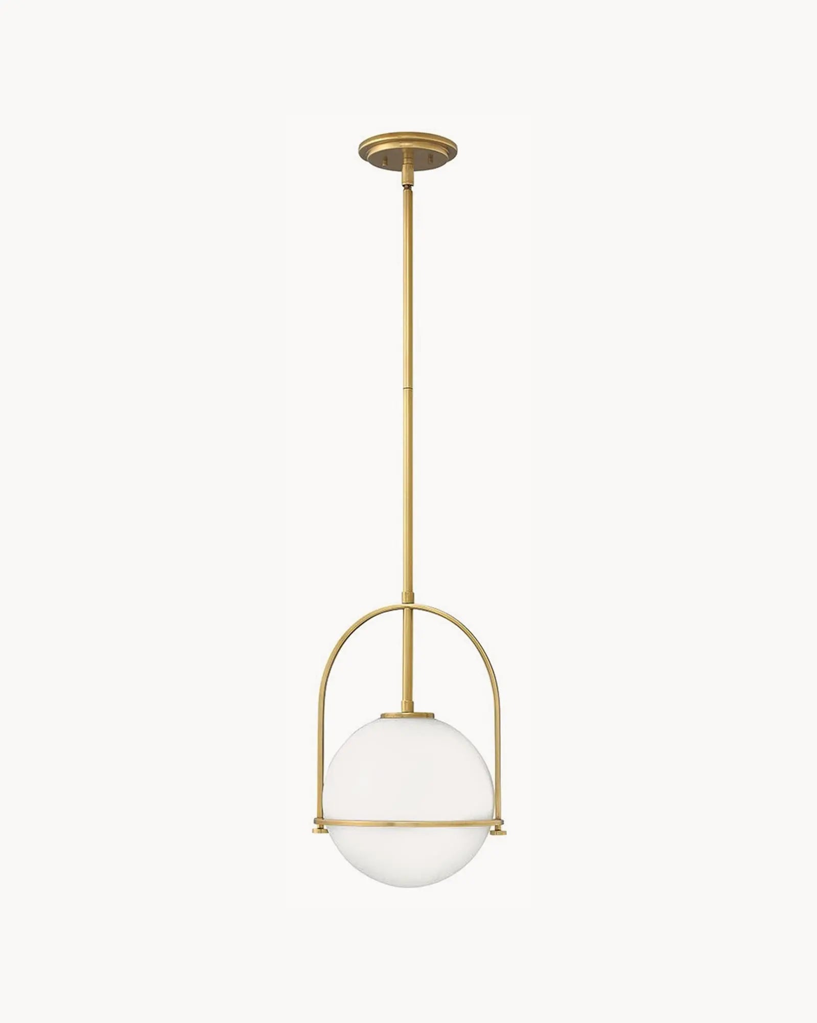 Brass globe light fixture deals