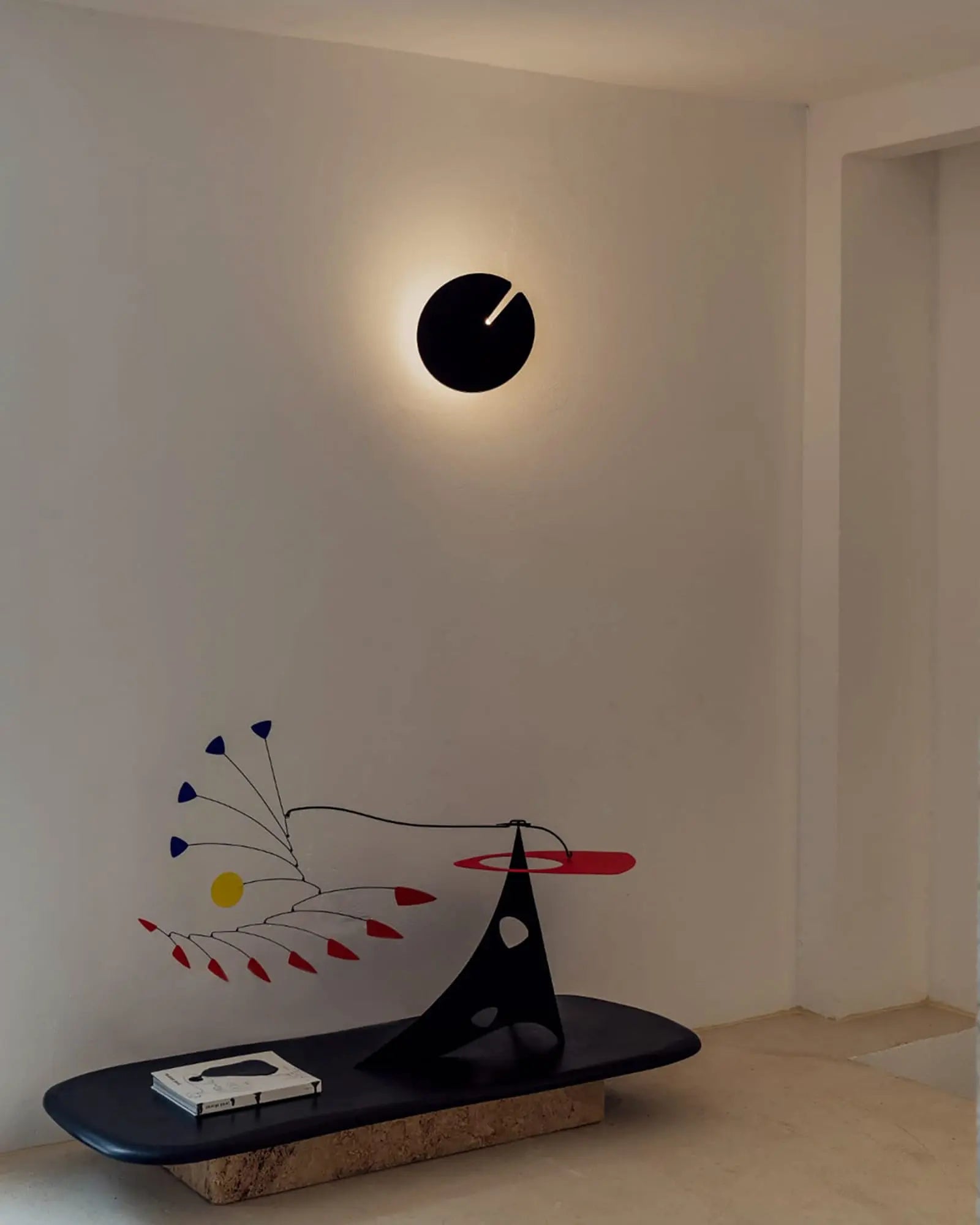 Symphony wall light in a living area