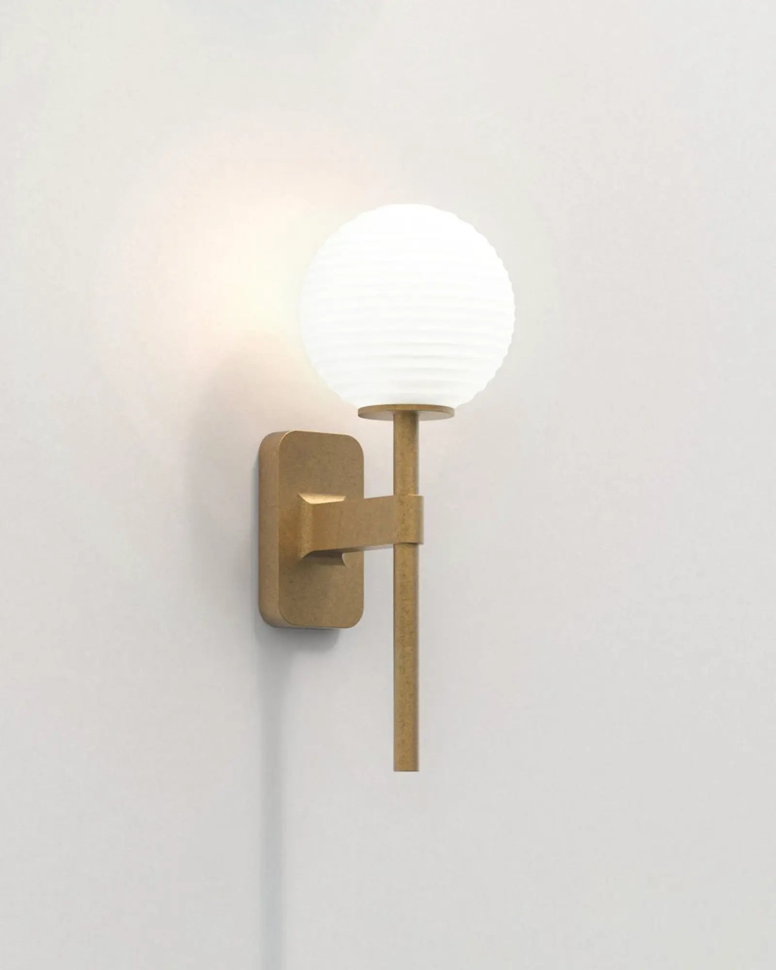 Tacoma single orb wall light