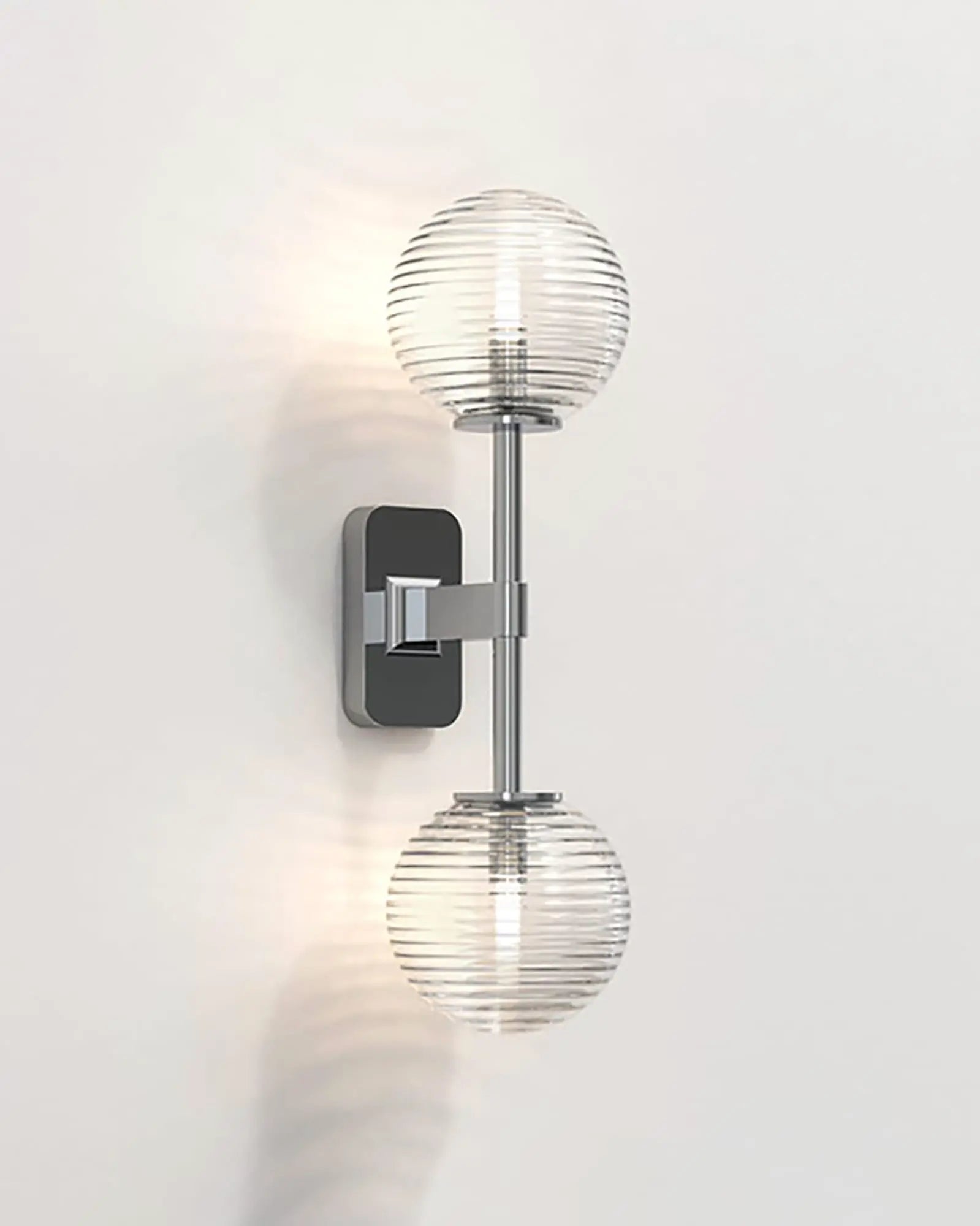 Tacoma twin classic double orb wall light