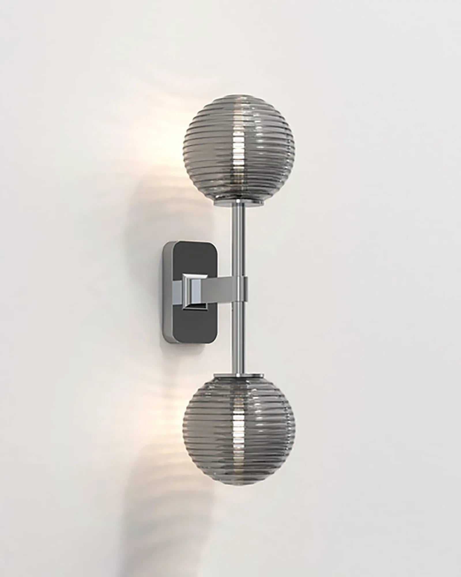 Tacoma twin classic double orb wall light