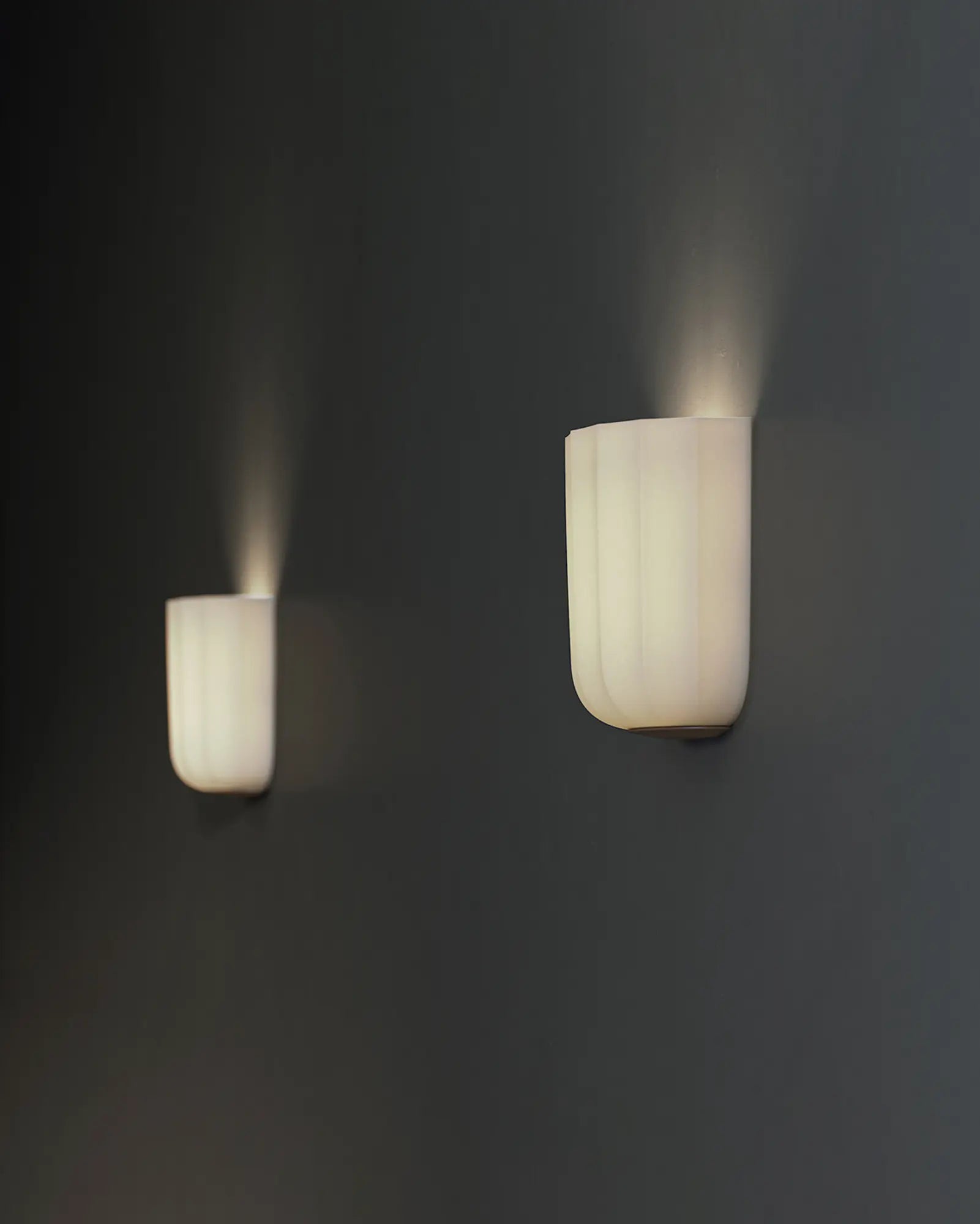 Veo wall light cluster in a hallway