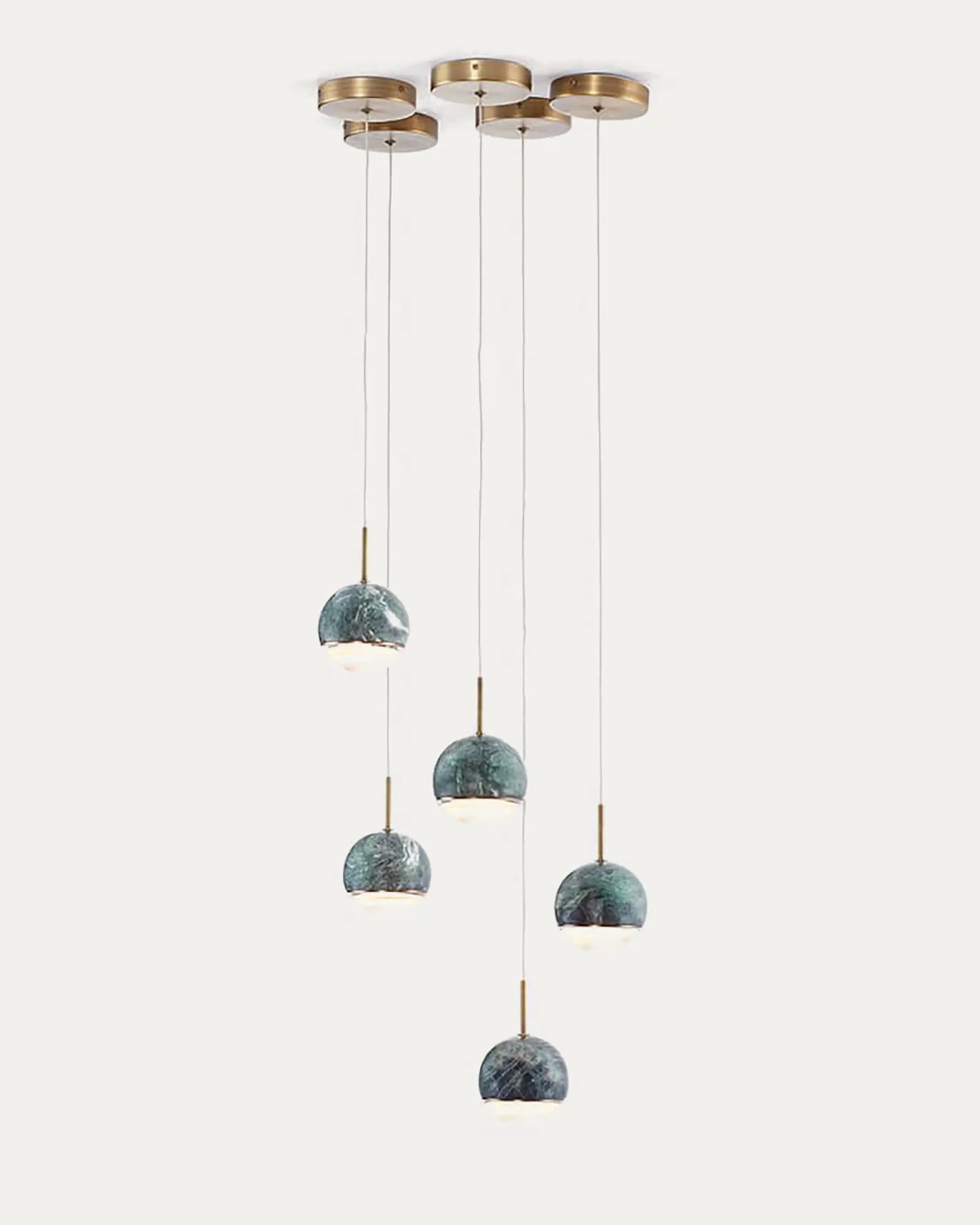 Star glass store pendant light