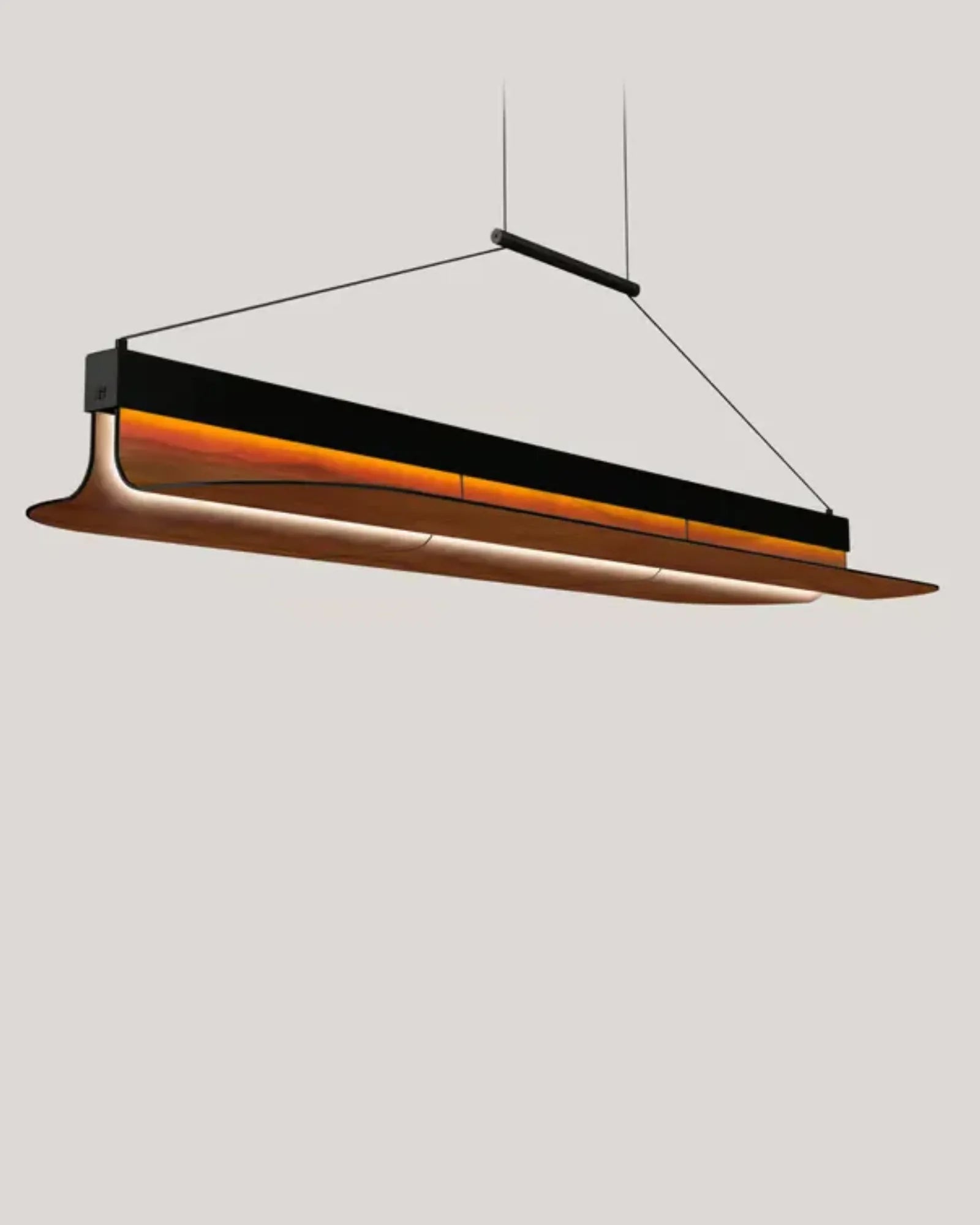 Omma Long Leaf Pendant Light