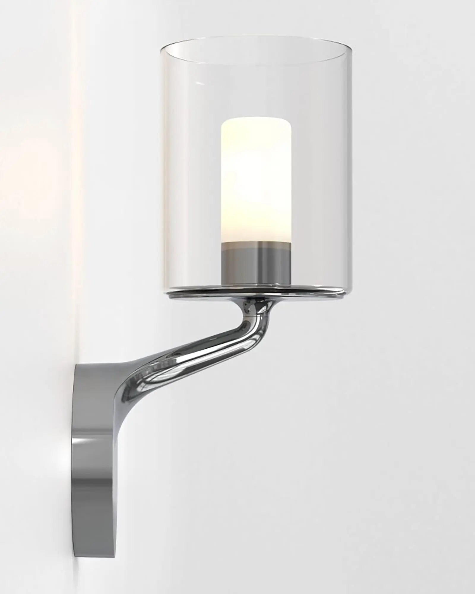 Sleek wall store sconce